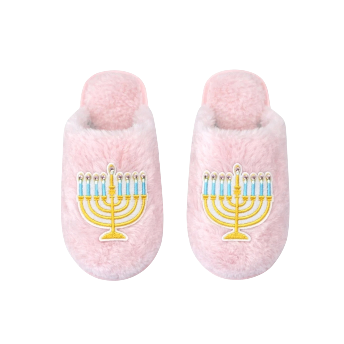 Mini Dreamers Girls Hanukkah Slippers