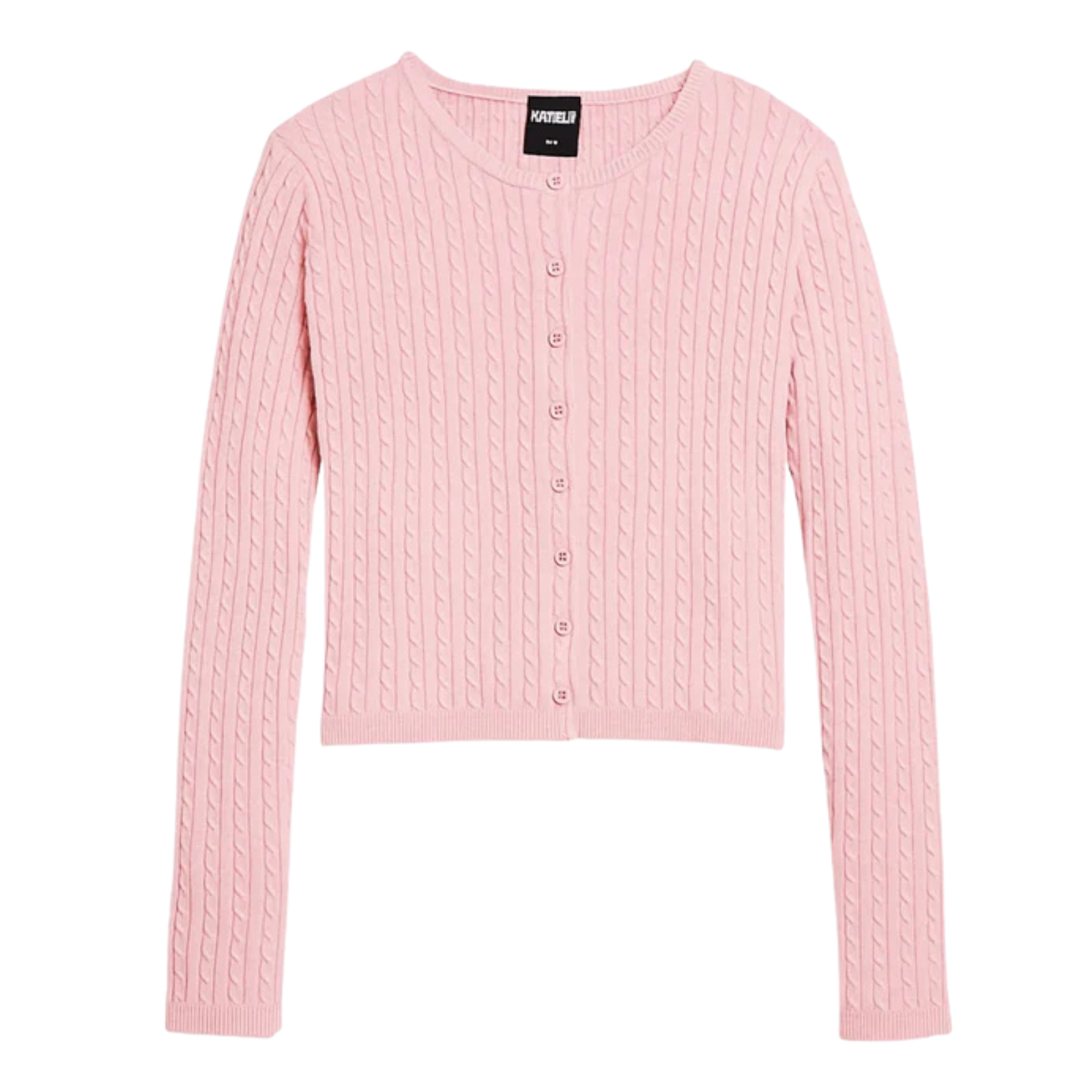 Katie J NYC Girls Rory Crew Cardigan Girls Casual Tops Katie J NYC Baby Pink Y/S (7/8)