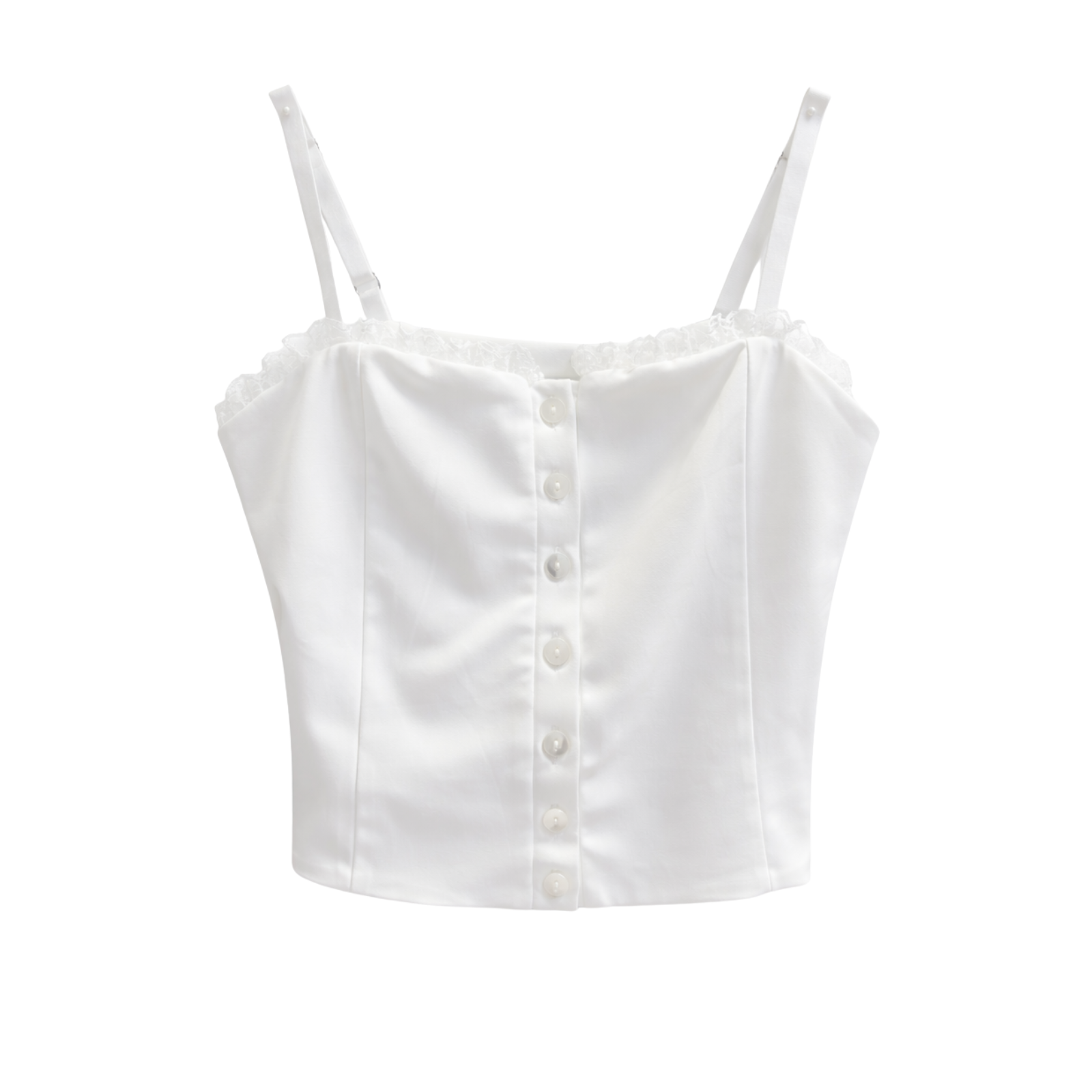 Katie J NYC Girls Delia Top Girls Casual Tops Katie J NYC White Y/S (7/8)