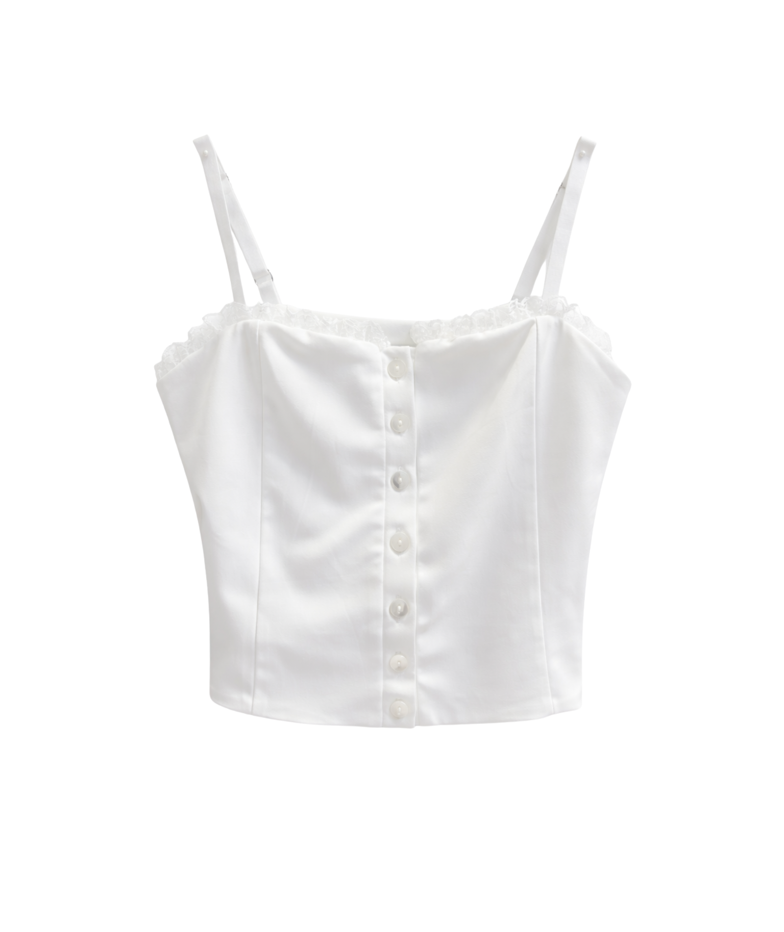 Katie J NYC Girls Delia Top Girls Casual Tops Katie J NYC White Y/S (7/8)