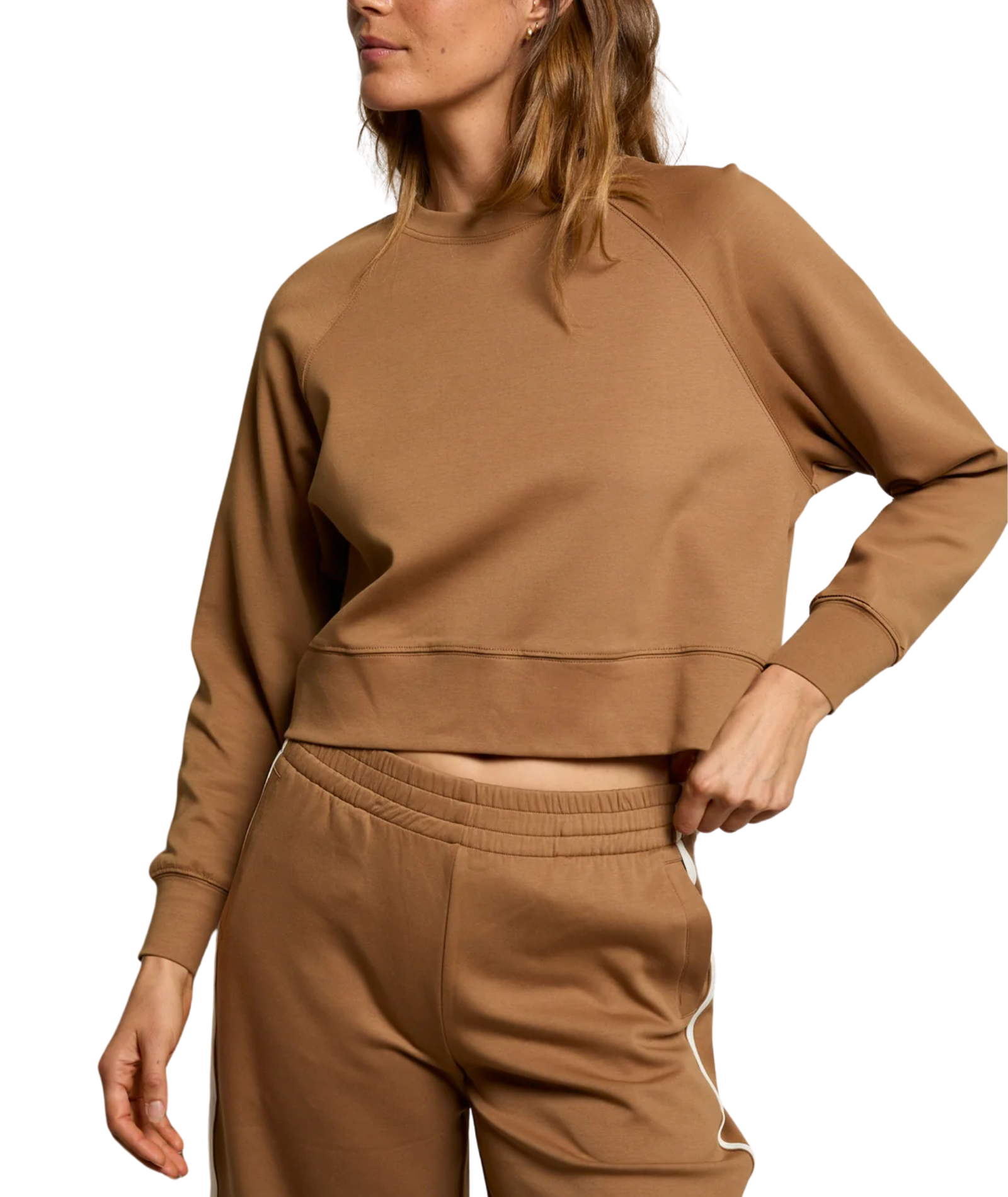 Perfect White Tee Women Nell Travel Crew Sweatshirt Womens Casual Tops Perfect White Tee