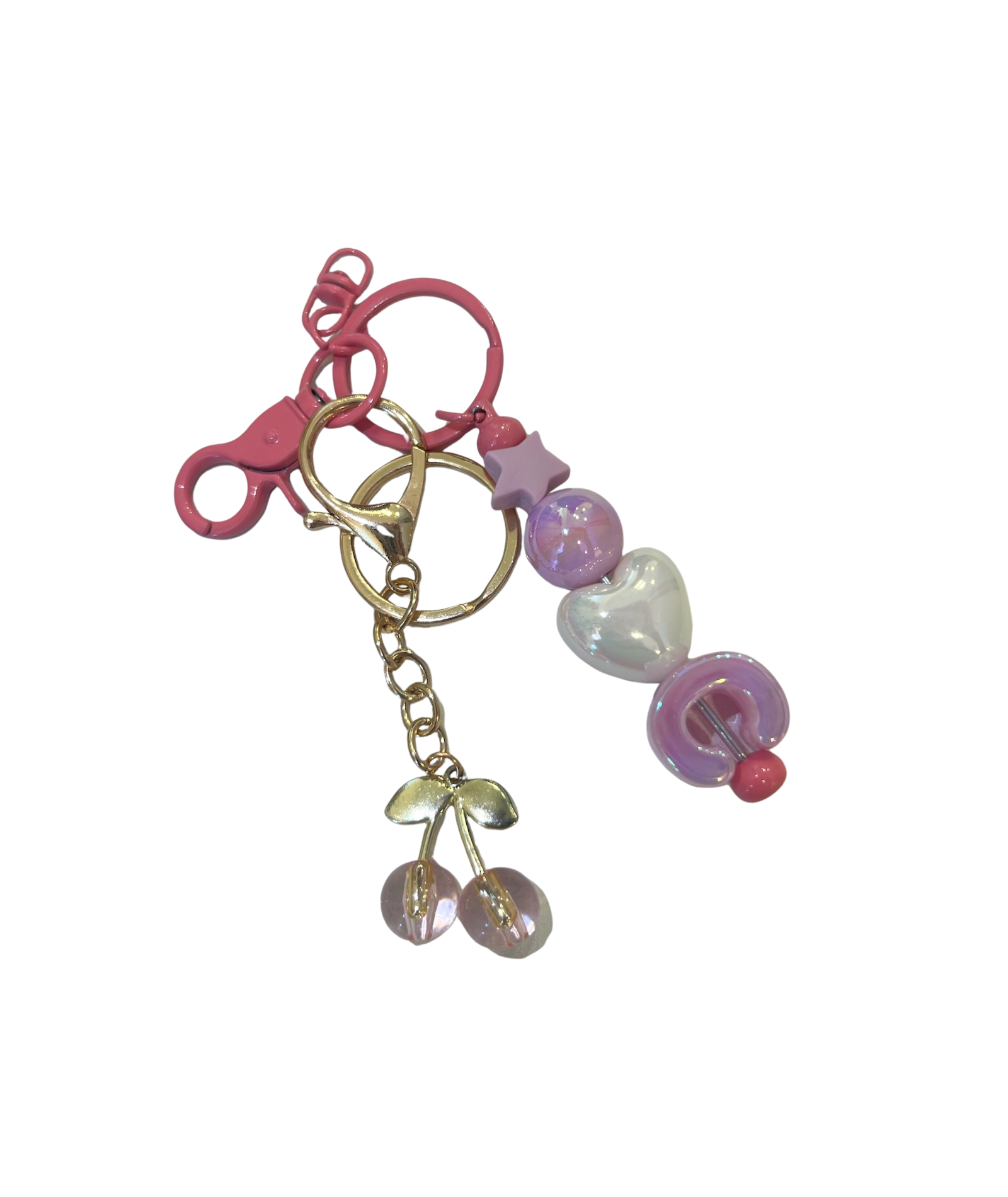 Cori's Initial Beaded Bag Charms Accessories Cori's Arm Candy Misc C
