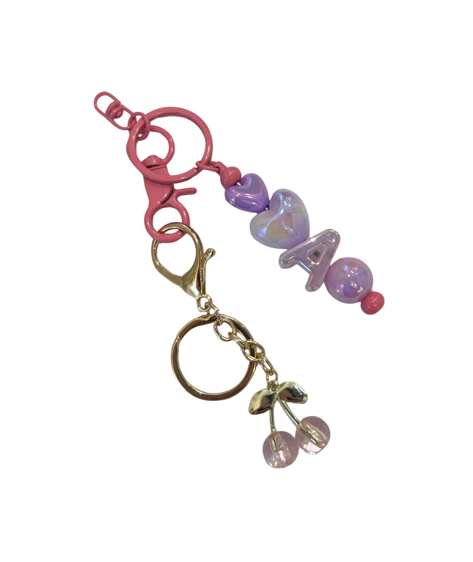 Cori's Initial Beaded Bag Charms Accessories Cori's Arm Candy Misc A