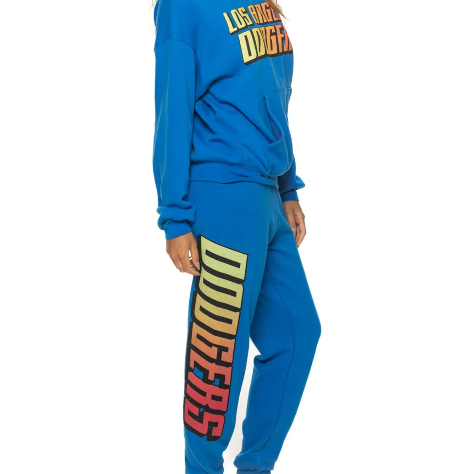 Aviator Nation Women LA Dodgers 2026 Sweatpants Womens Casual Bottoms Aviator Nation Ocean Juniors/Women XS