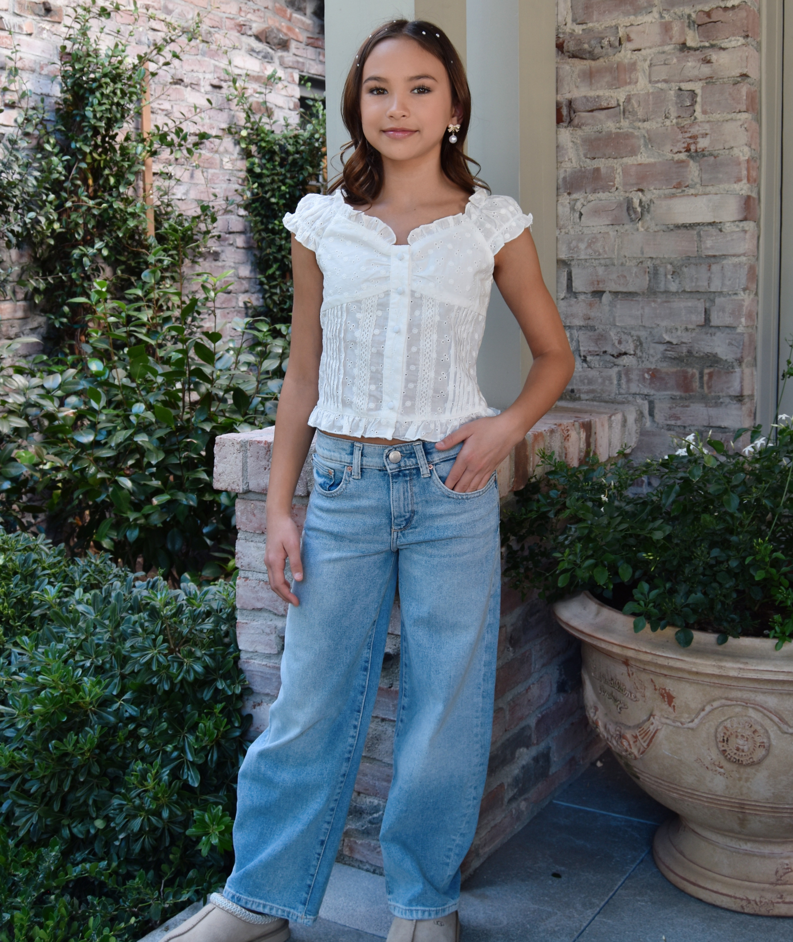 Katie J NYC Girls Daphne Top Girls Casual Tops Katie J NYC