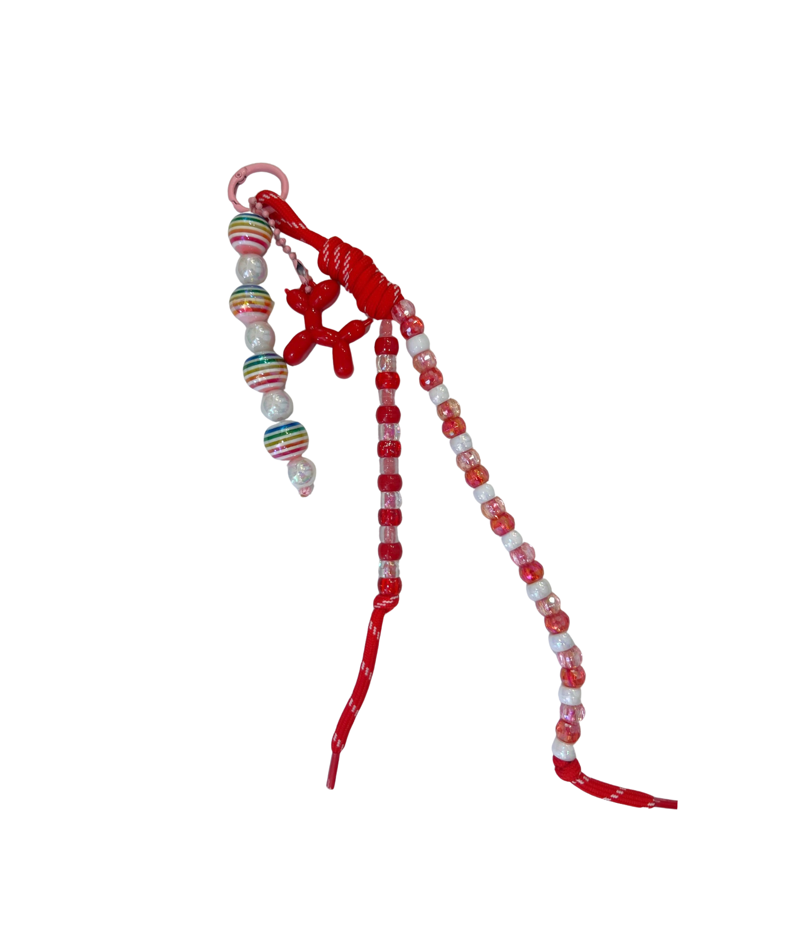 Balloon Dog Paracord Beaded Bag Charms Accessories Cori's Arm Candy
