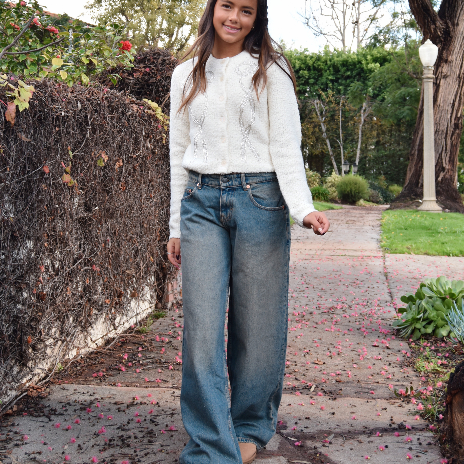 Motel Rocks Women Low Rise Roomy Jeans Brown Blue Acid Wash Womens Denim Motel Rocks Brown Juniors/Women 24/30