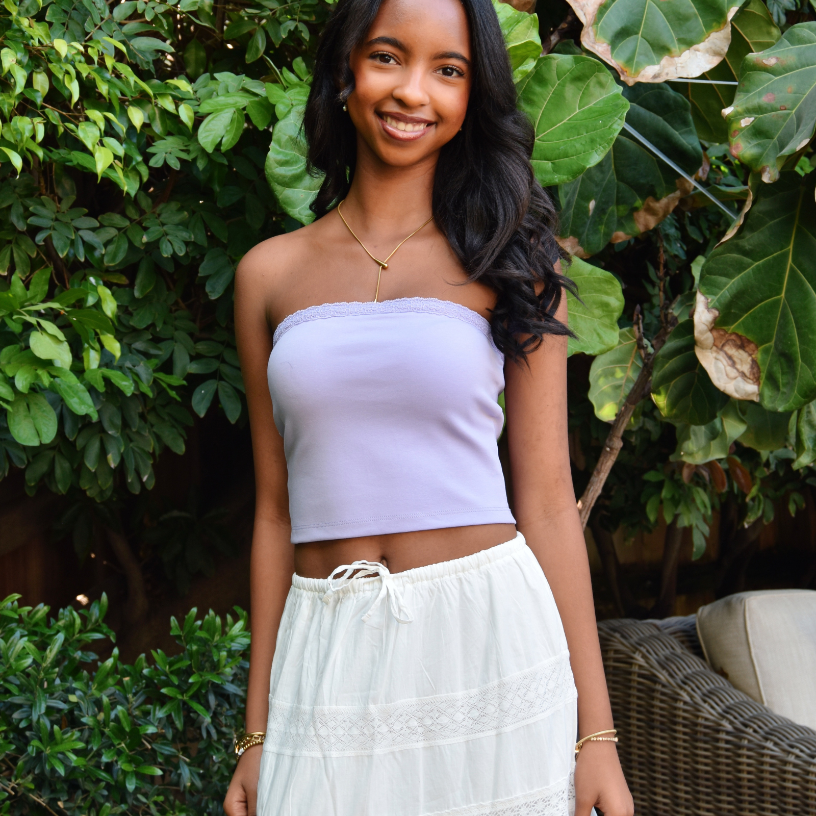 Theme Girls Alexa Tube Top Girls Casual Tops Theme-NYC Pastel Lavender Y/S (7/8)