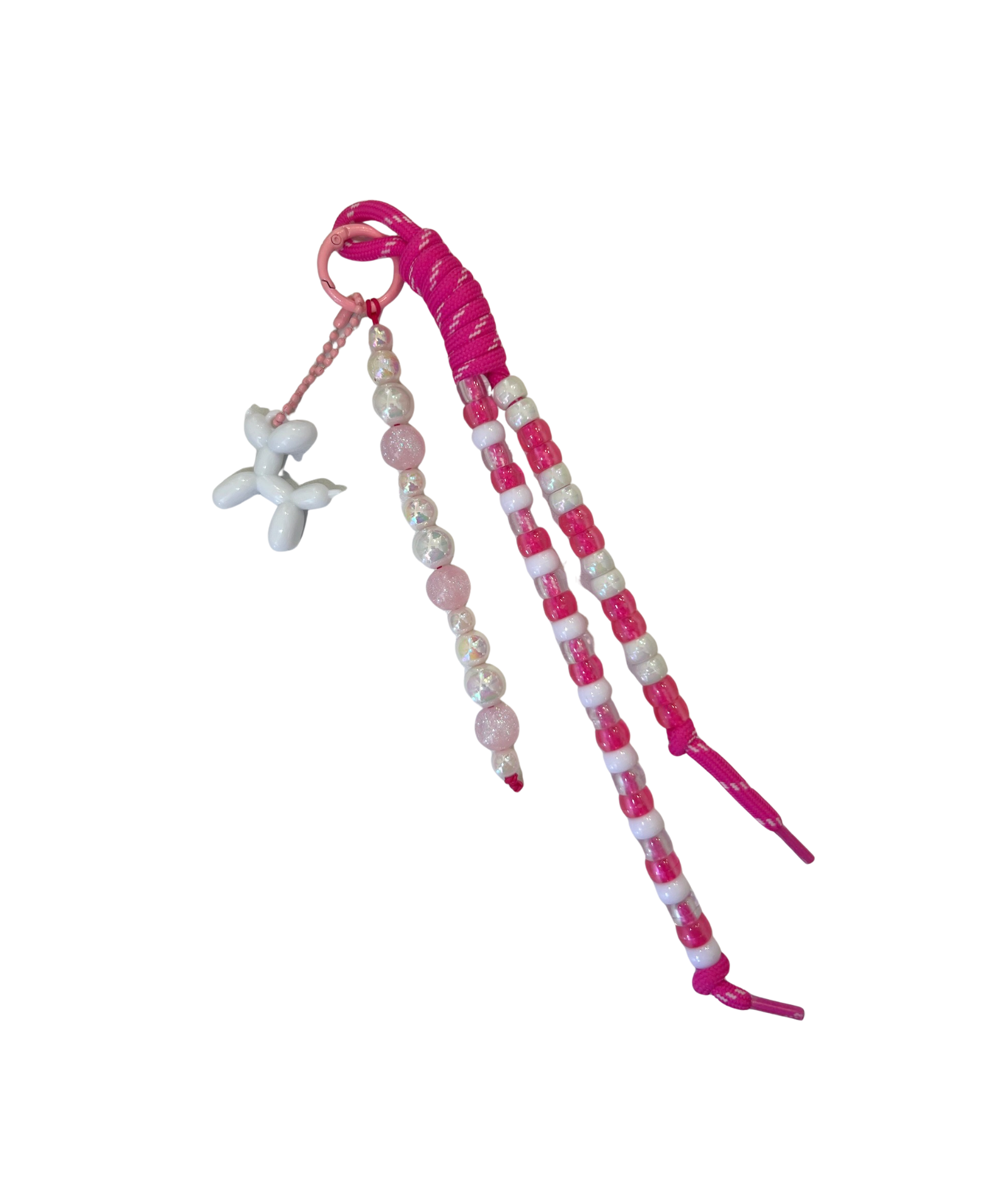 Balloon Dog Paracord Beaded Bag Charms Accessories Cori's Arm Candy