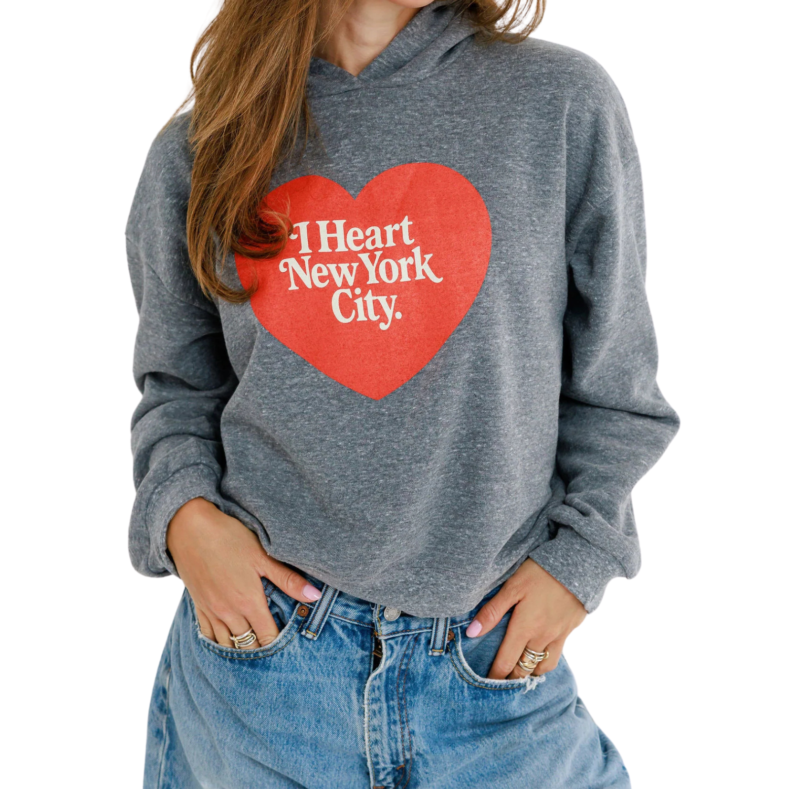 Sunny Somewhere Women Somebody in NYC Heart Classic Hoodie