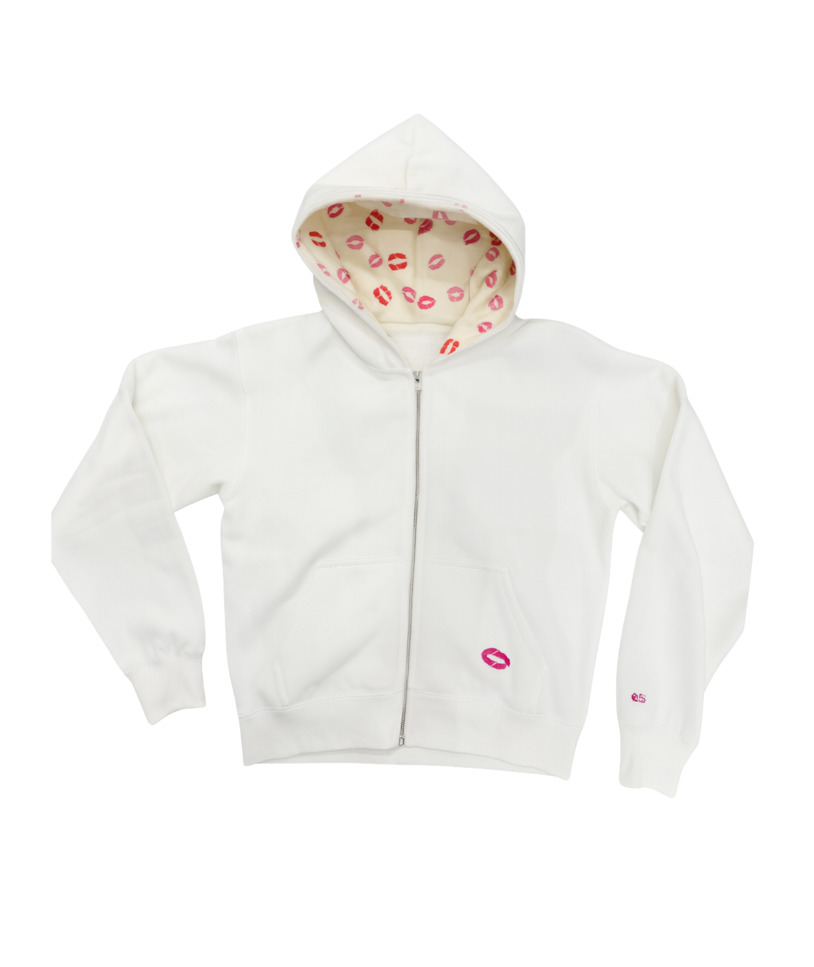 Katie J NYC Girls Cody Lips Zip Hoodie Girls Casual Tops Katie J NYC