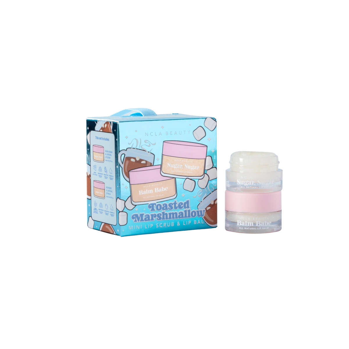Frankie's Exclusives Mini Ornament Toasted Marshmallow Lip Scrub/Balm Set Accessories Frankie's Exclusives Multi