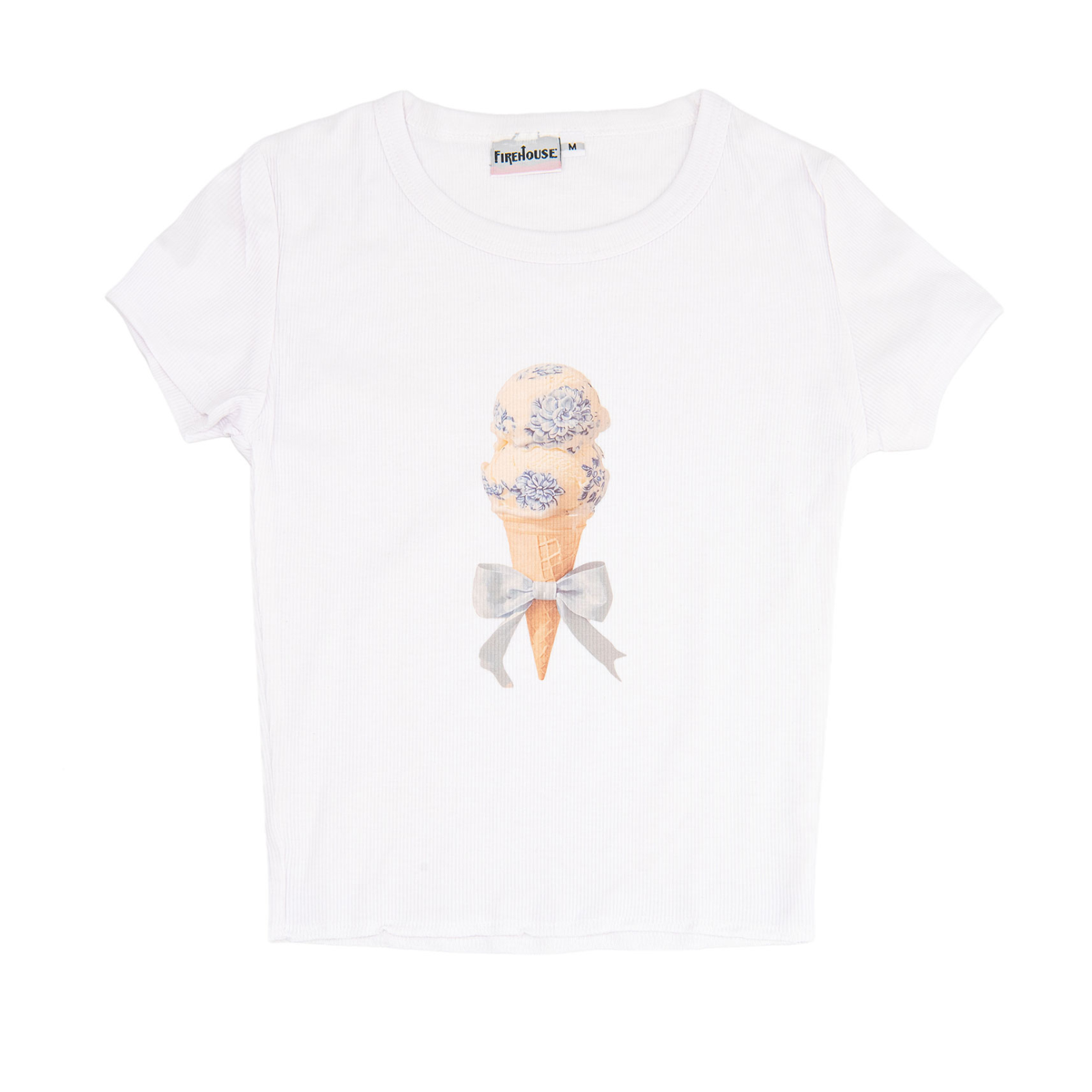 Firehouse Girls Ice Cream Party Rib Tee