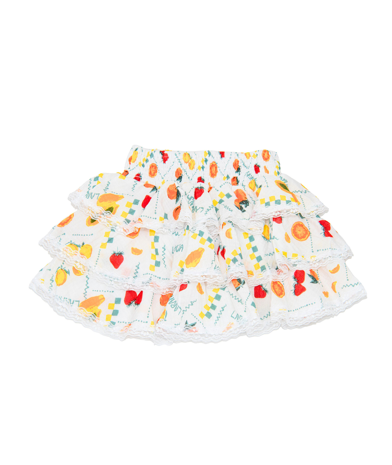 FBZ Girls Capri Fruit Skirt Girls Casual Tops FBZ Flowers By Zoe Multi Y/S (7/8)