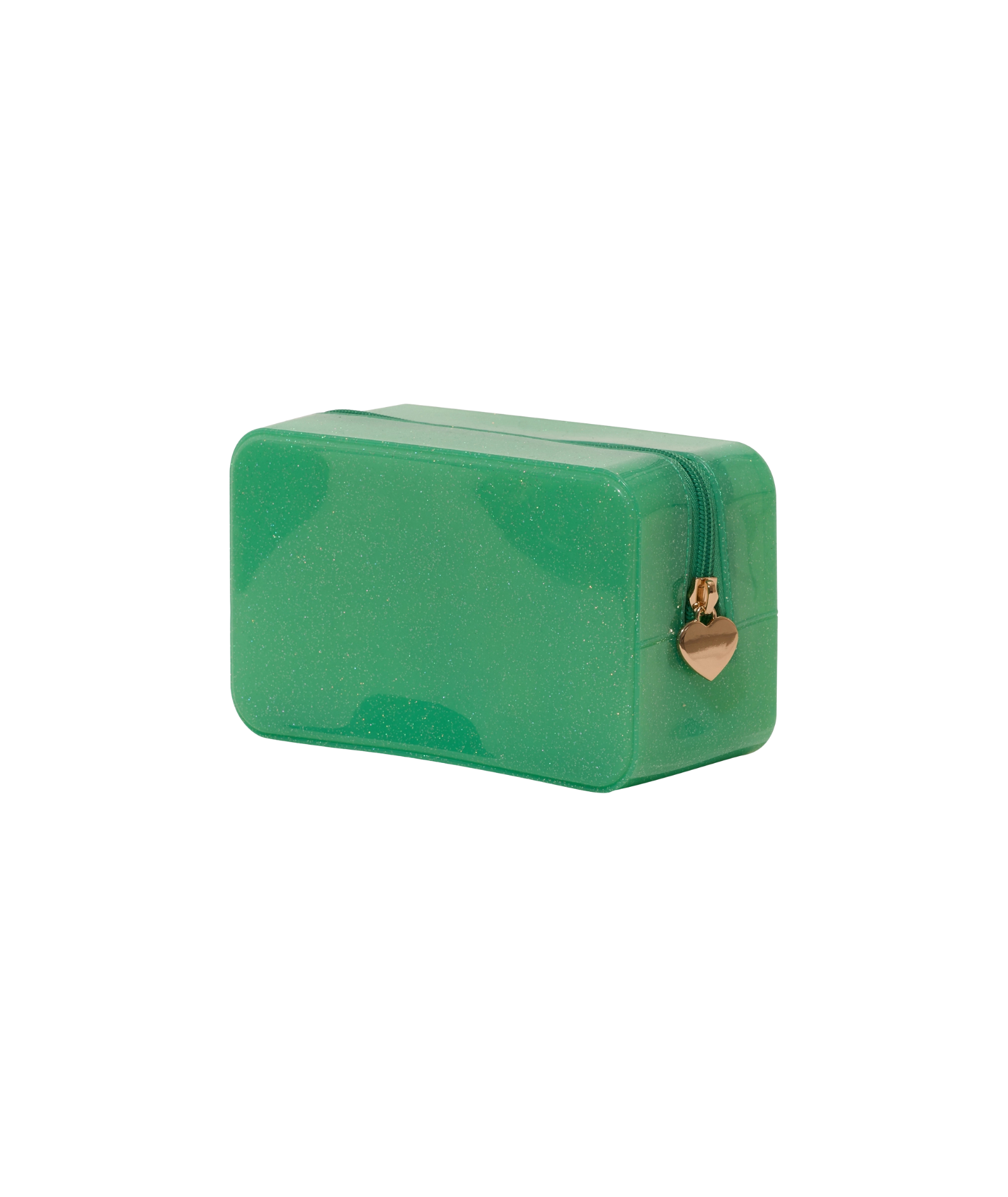 Malibu Jelly Glitter Pouch - Small Accessories Malibu Sugar Kelly Green