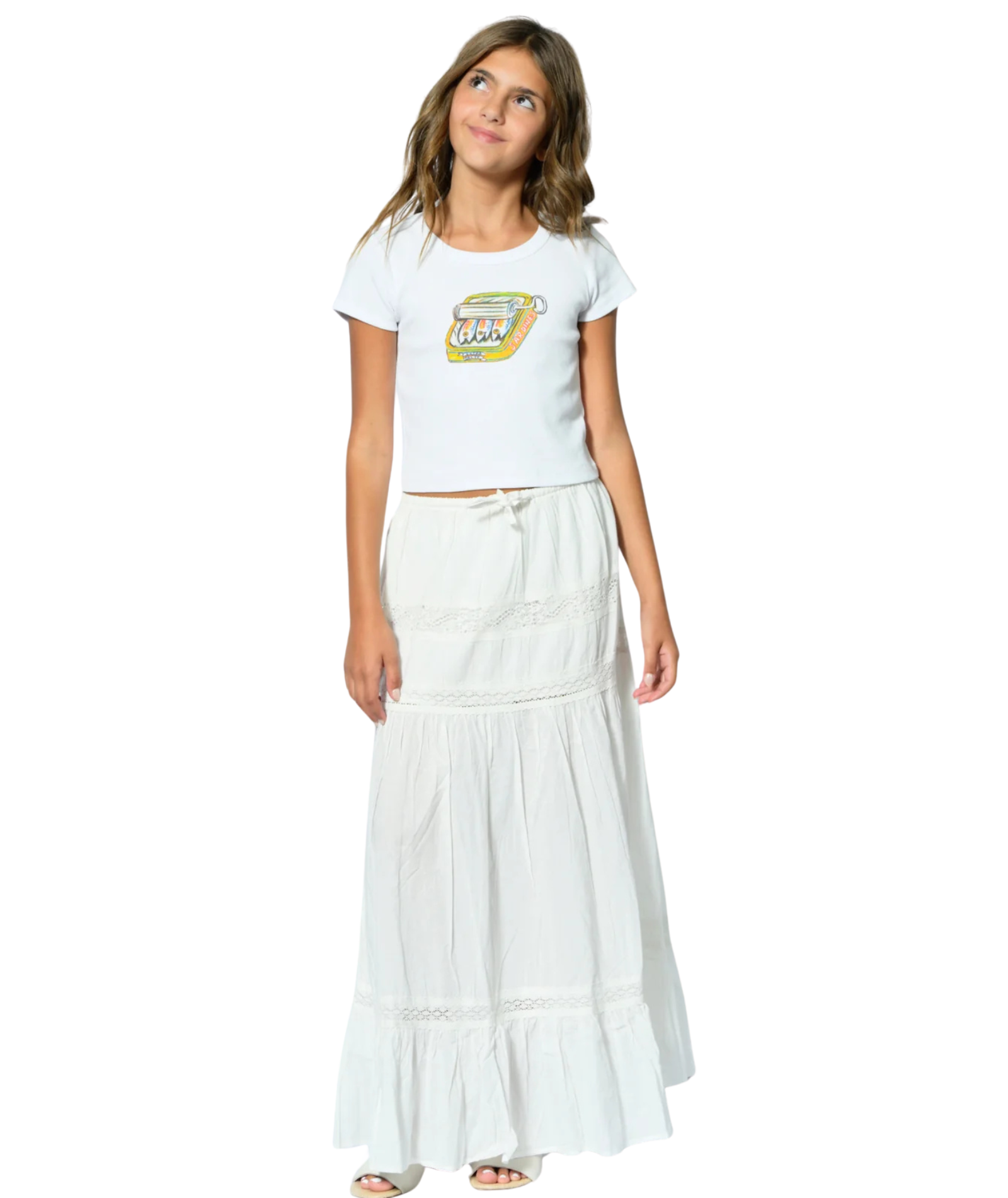 Katie J NYC Girls Sofie Maxi Skirt Girls Casual Bottoms Katie J NYC