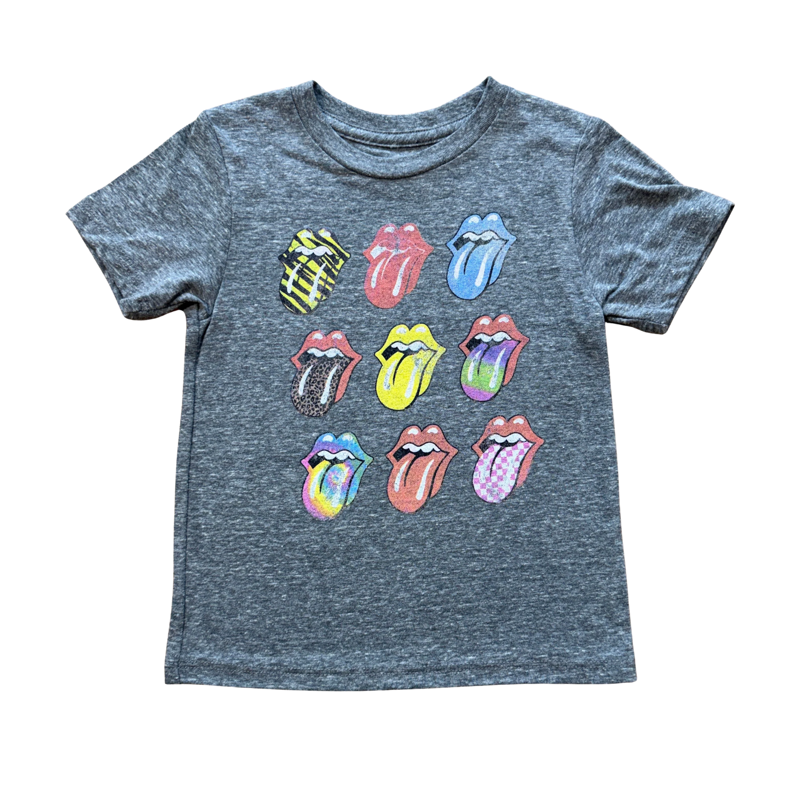 Rowdy Sprout Girls Rolling Stones Tongue Tee