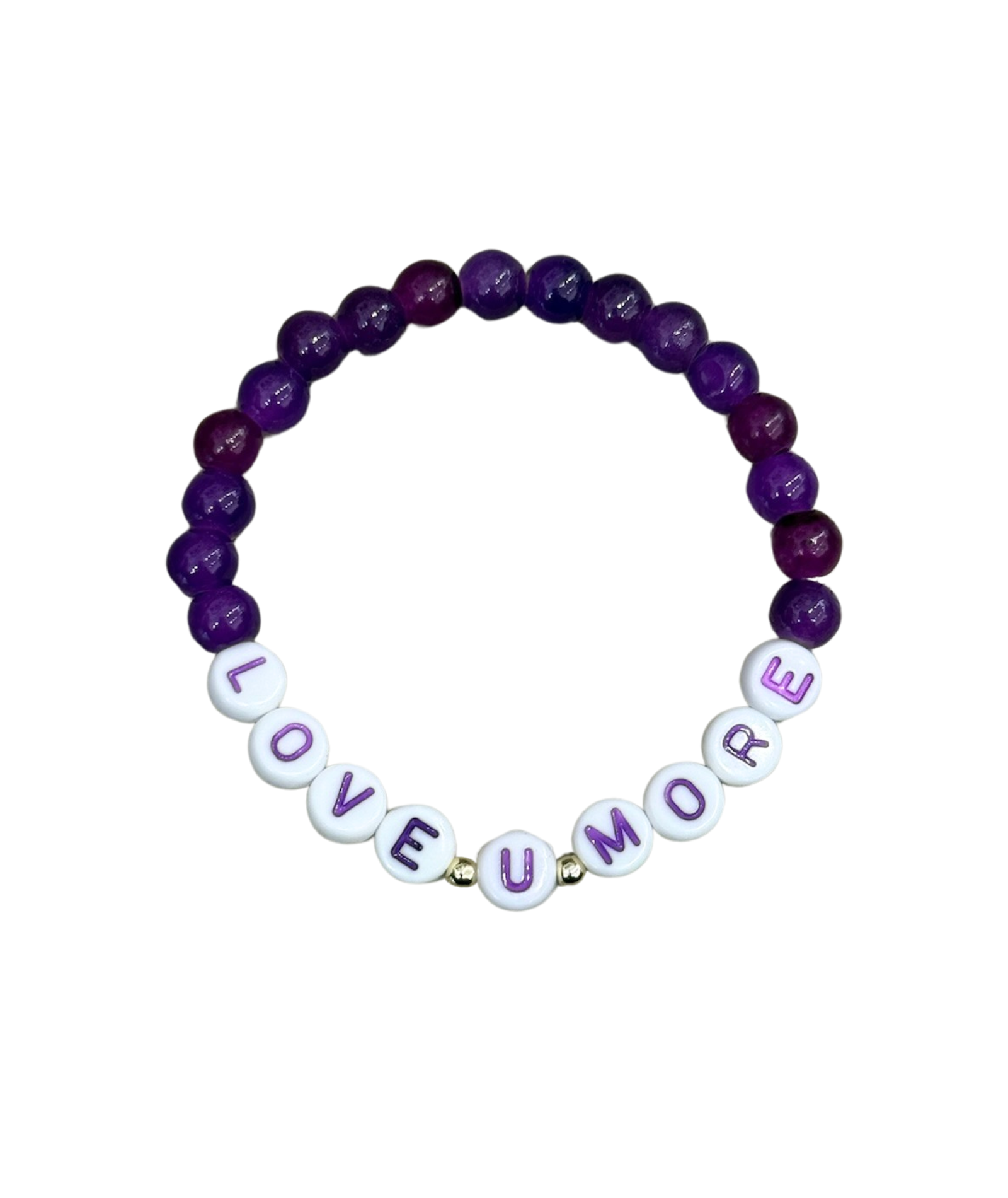 Arm Candy Love You More Ombre Bracelet Jewelry - Young Cori's Arm Candy Grape