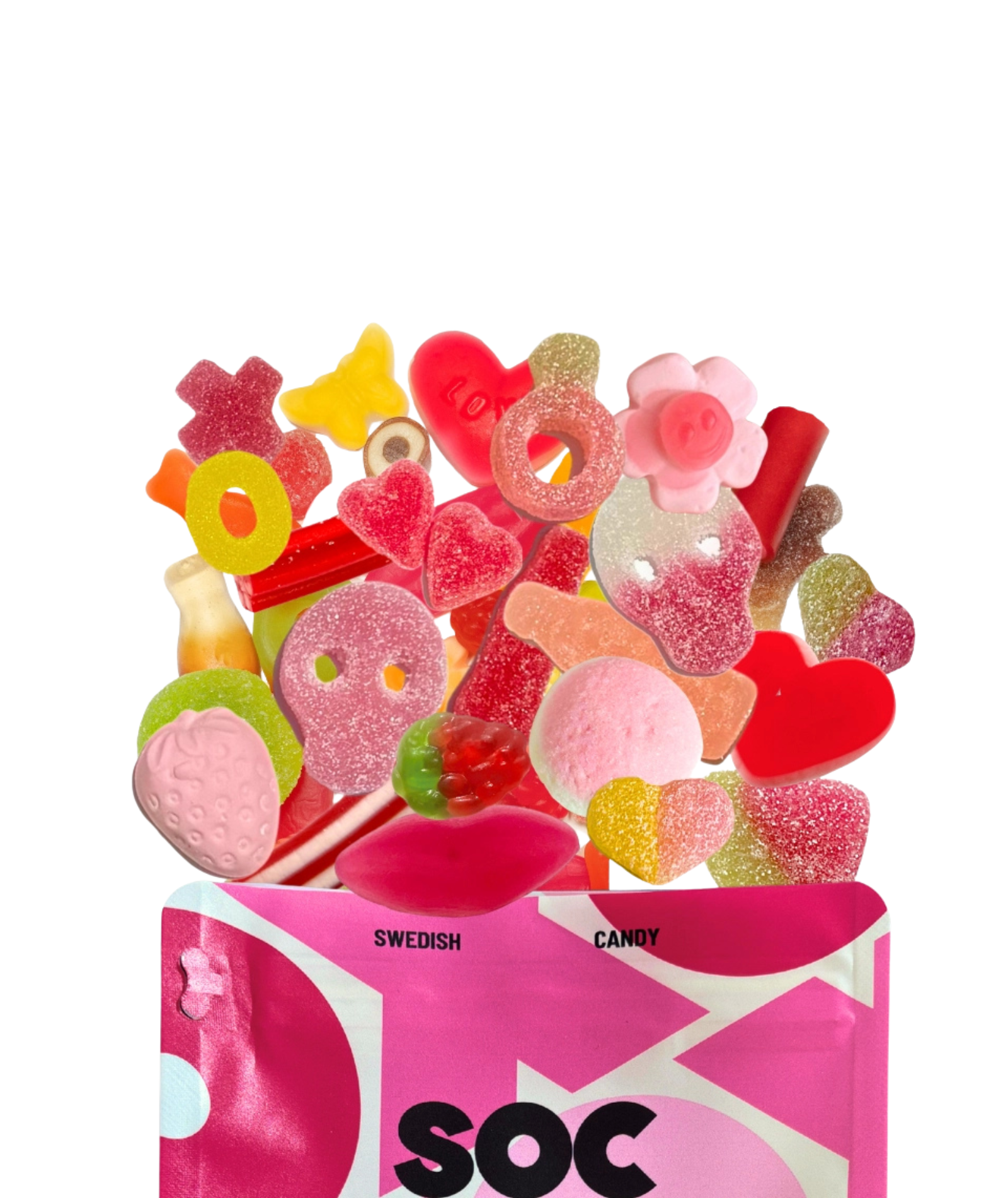 Sockerbit Love Gummy Mix Swedish Candy Bag Accessories Frankie's Exclusives