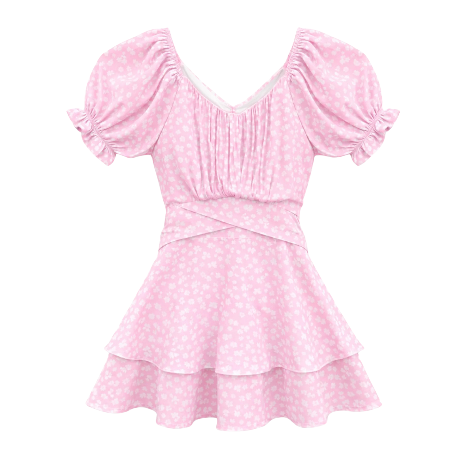 Katie J NYC Girls Pink Ditsy Floral Delilah Dress