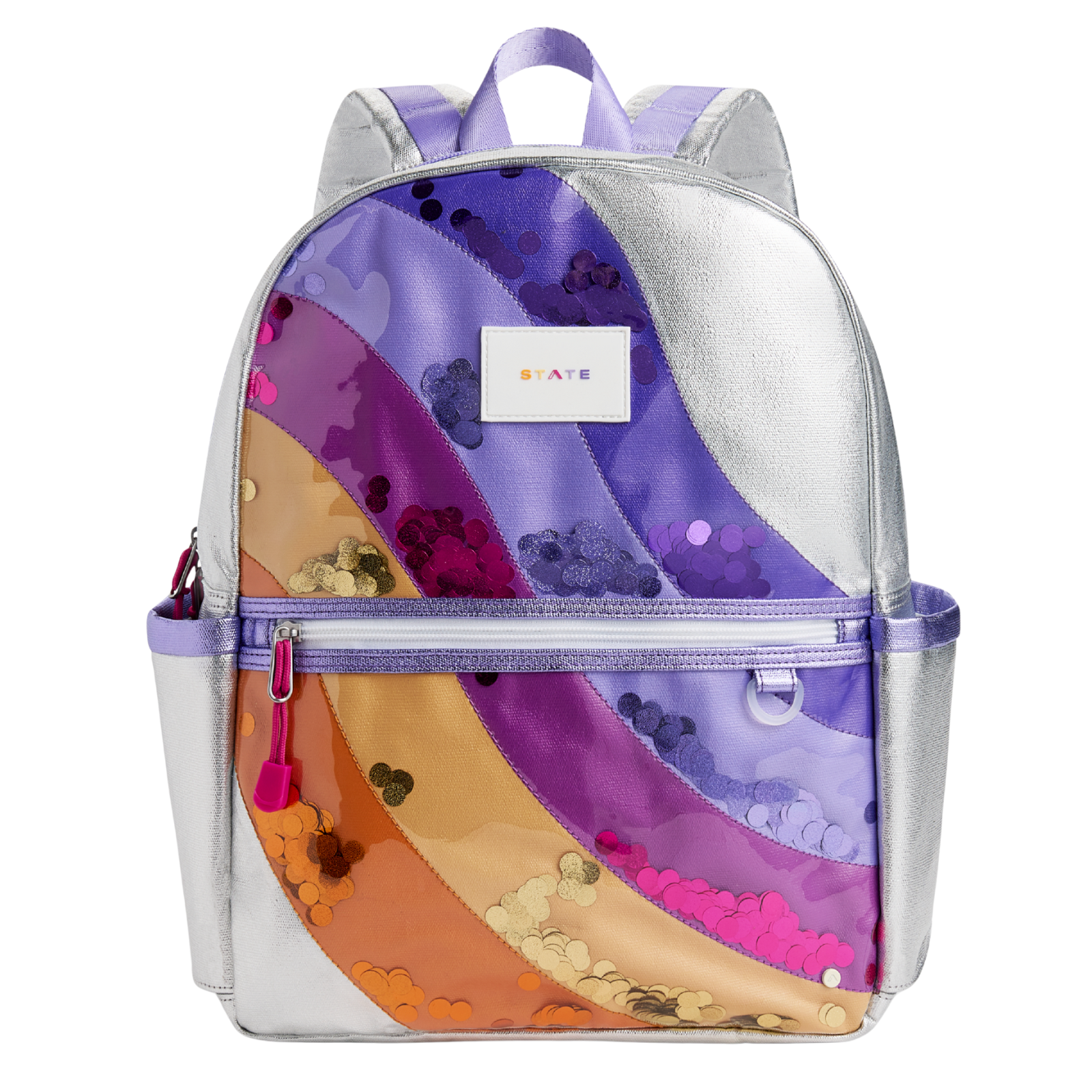 State Bags Kane Kids Double Pocket Backpack Sequin Wave Accessories State bags Multi