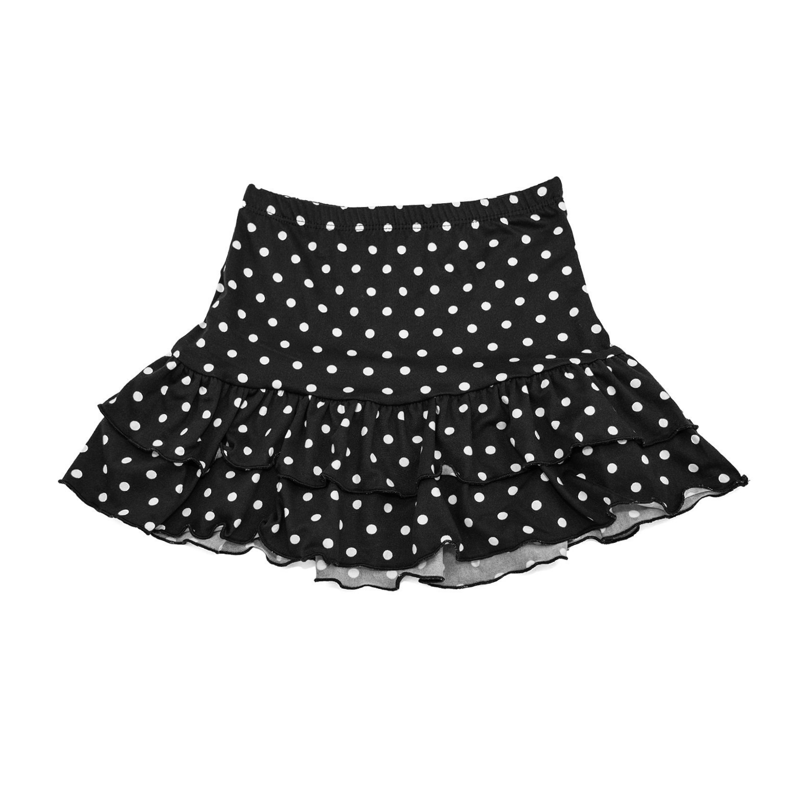 Cheryl Creations Girls Macey Polka Dot Ruffle Skirt