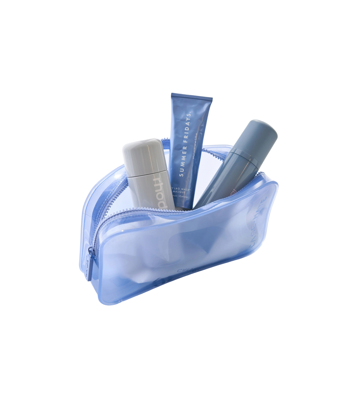 Frankie's Exclusives Jelly Makeup Bag Carolina Blue Accessories Frankie's Exclusives