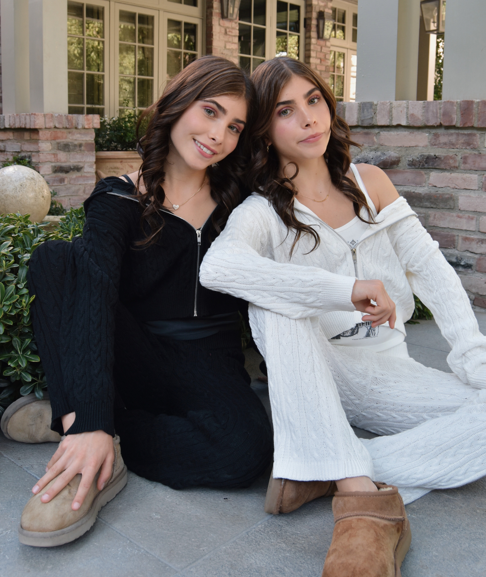 FBZ Girls Karmen Cable Zip Sweater Girls Casual Tops FBZ Flowers By Zoe