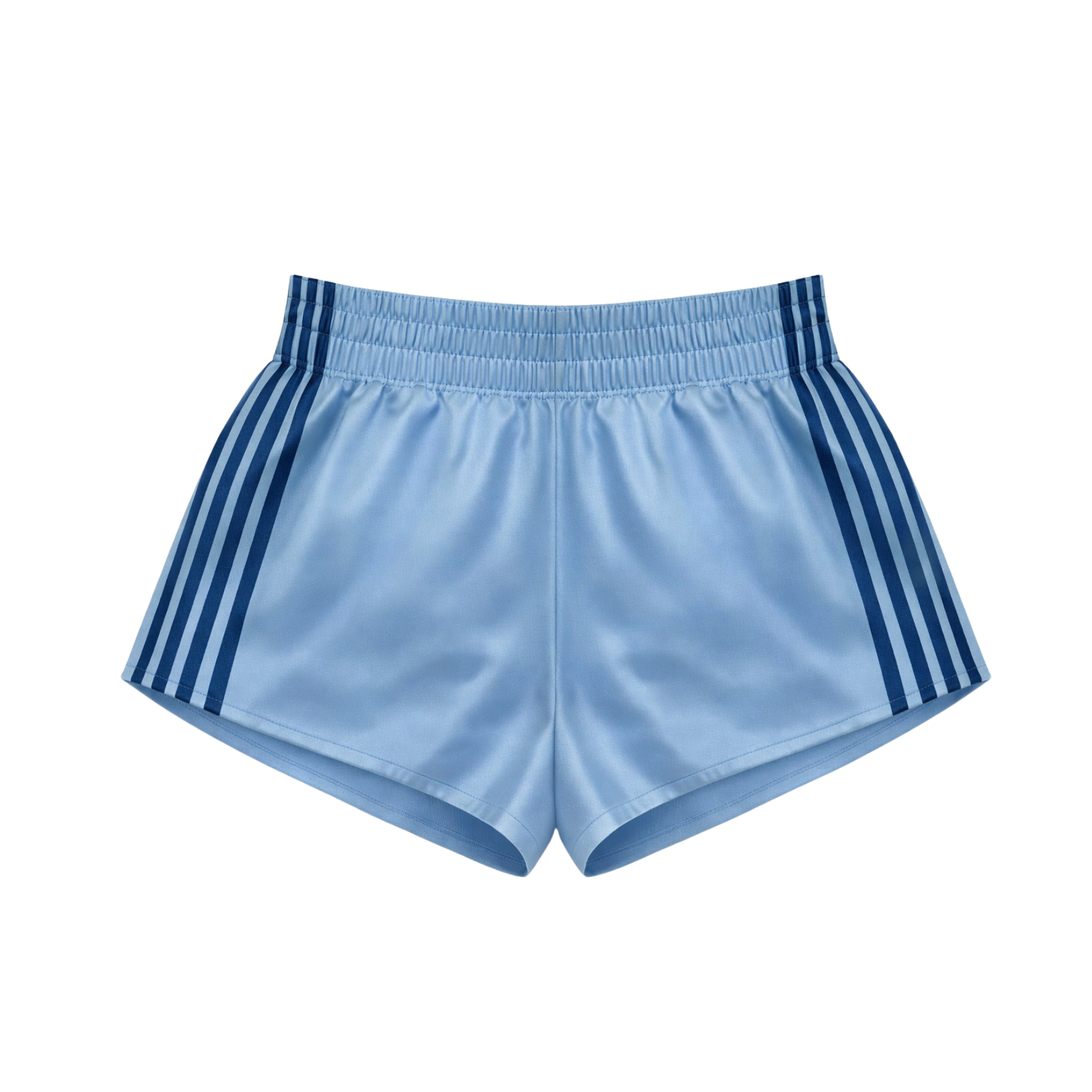 Katie J NYC Girls Jordyn Shorts Serene Blue/Denim Girls Casual Bottoms Katie J NYC Blue Y/S (7/8)