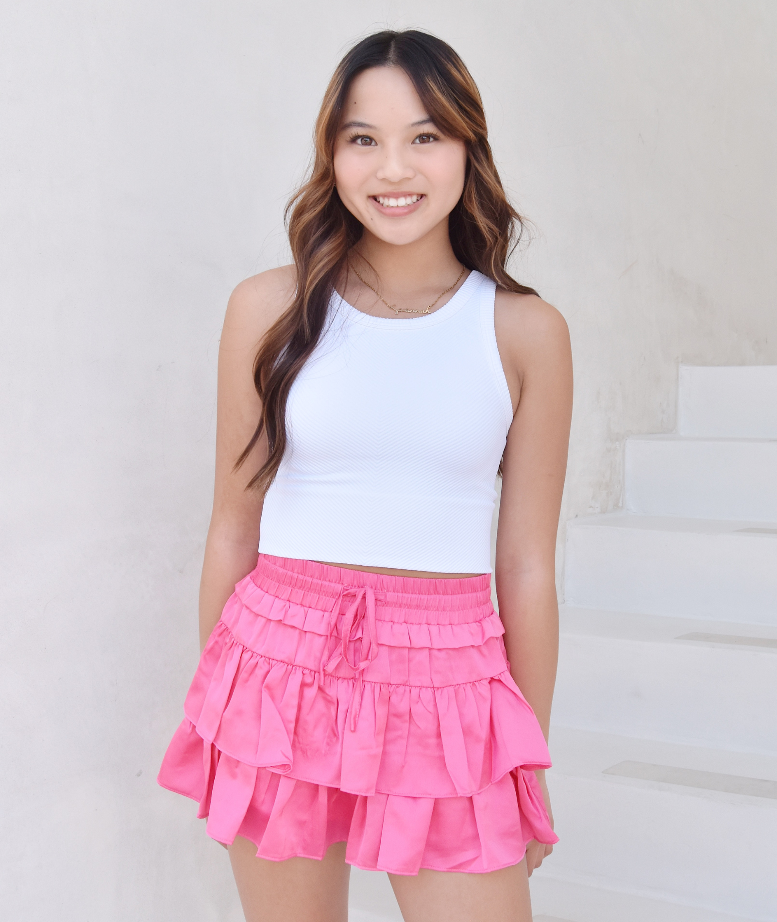 Sawyer Chevron Highneck Crop Top Women Womens Casual Tops Niki Biki