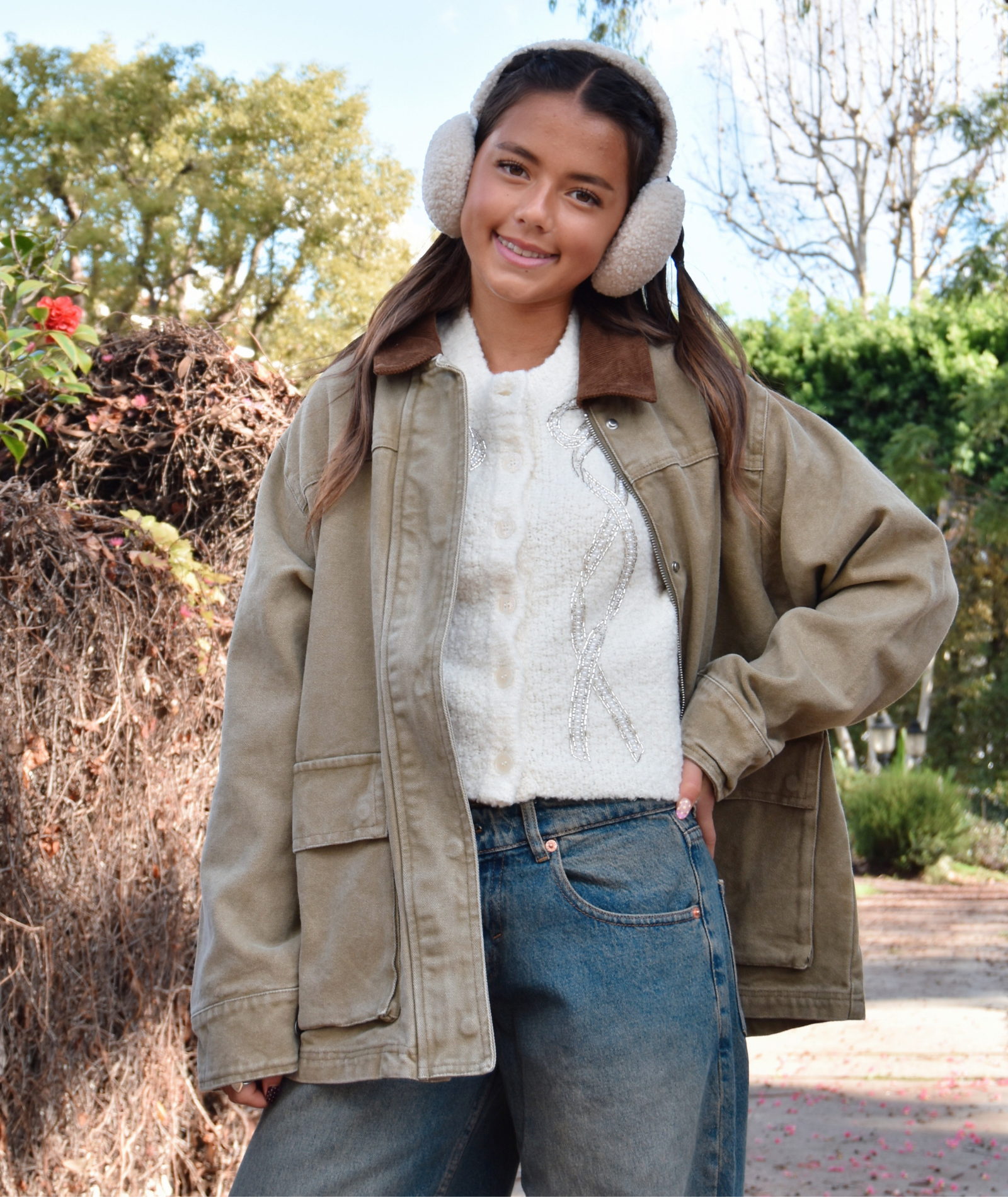 8apart Women Smith Vintage Wash Barn Jacket Womens Casual Tops 8apart