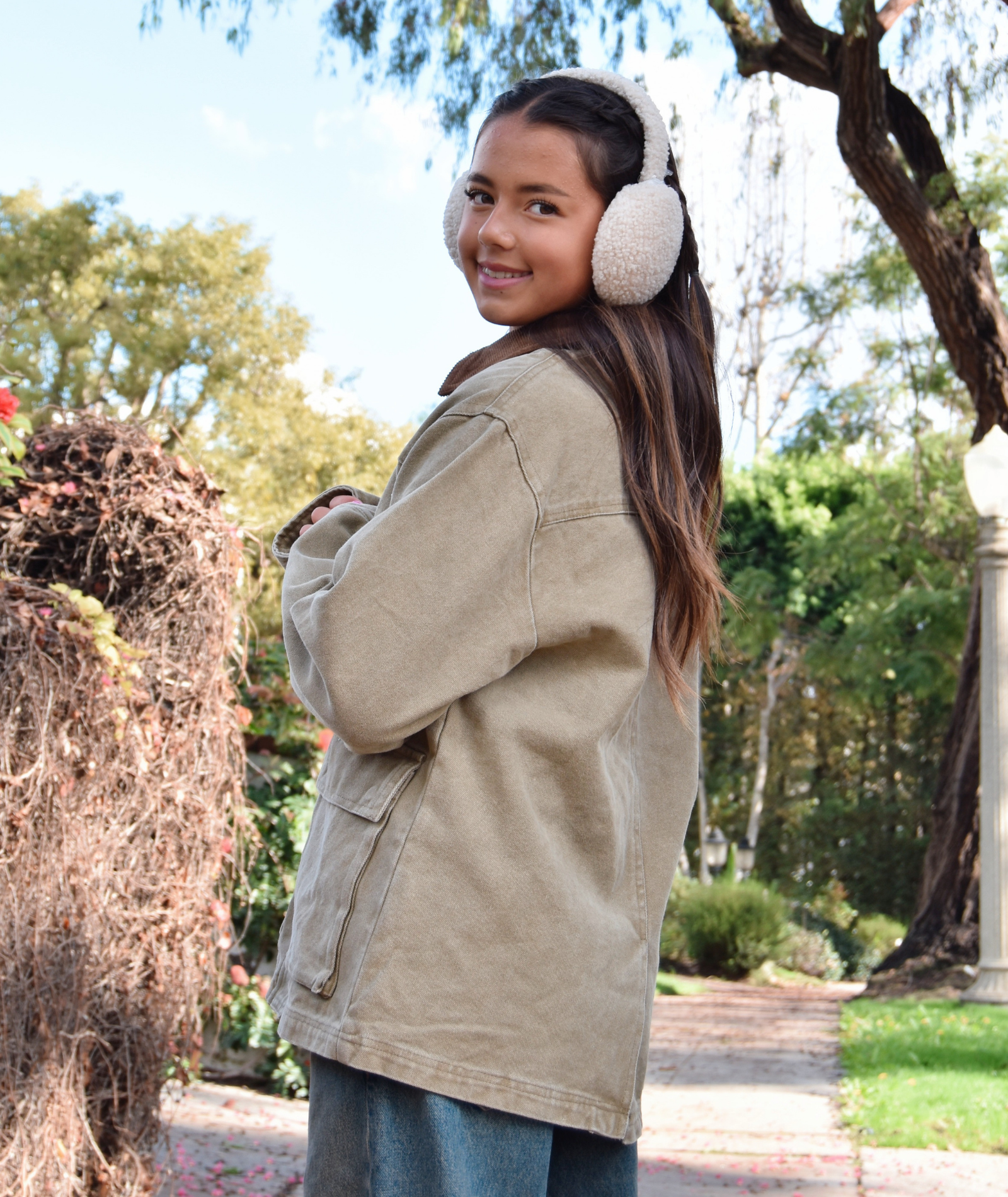 8apart Women Smith Vintage Wash Barn Jacket Womens Casual Tops 8apart