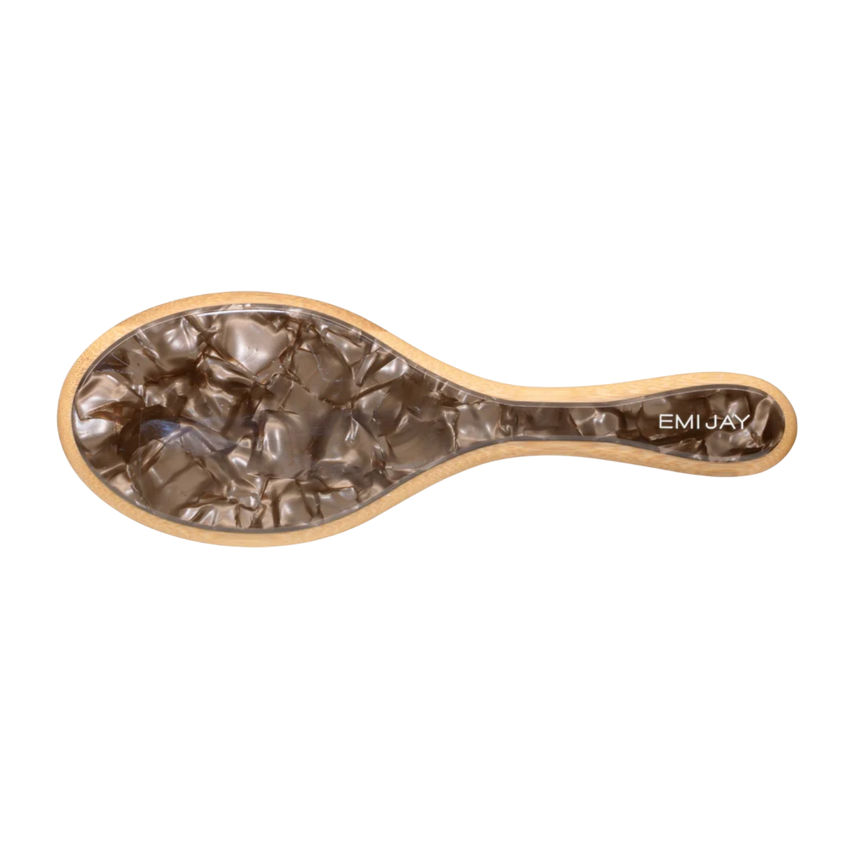Emi Jay Flat Brush in Toasted Sugar Accessories Emi Jay Brown