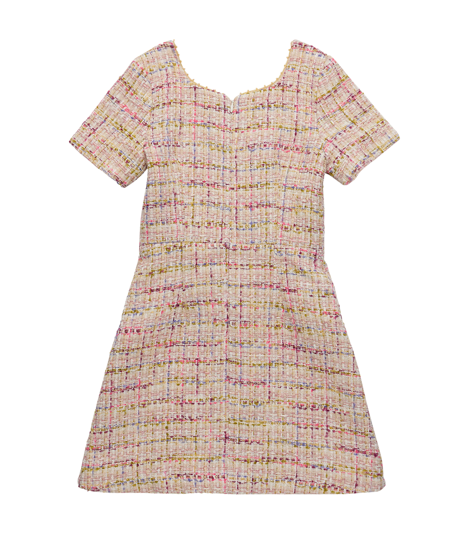 Katie J NYC Girls Anna Pink Lurex Boucle Dress Girls Special Dresses Katie J NYC