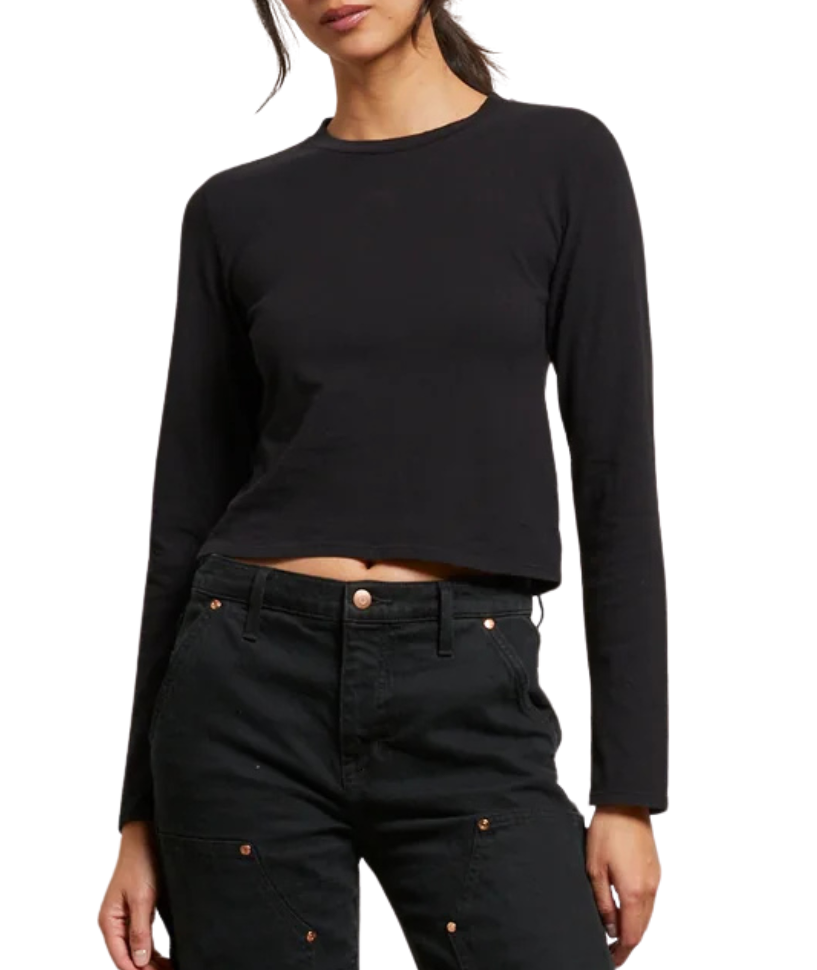 Perfect White Tee Women Jamie Recycled Cotton Long Sleeve Tee Womens Casual Tops Perfect White Tee