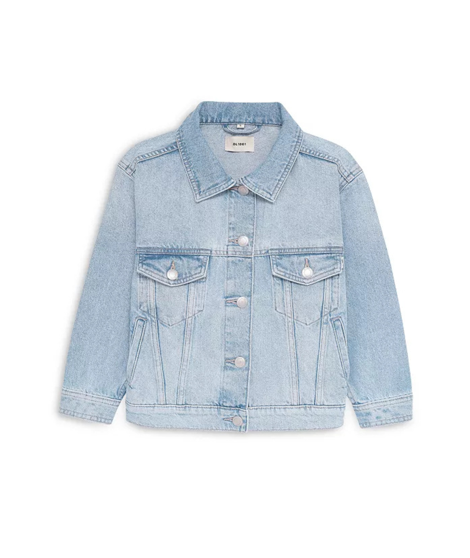 DL1961 Girls Jordyn Prairie Trucker Jacket Girls Casual Tops DL1961
