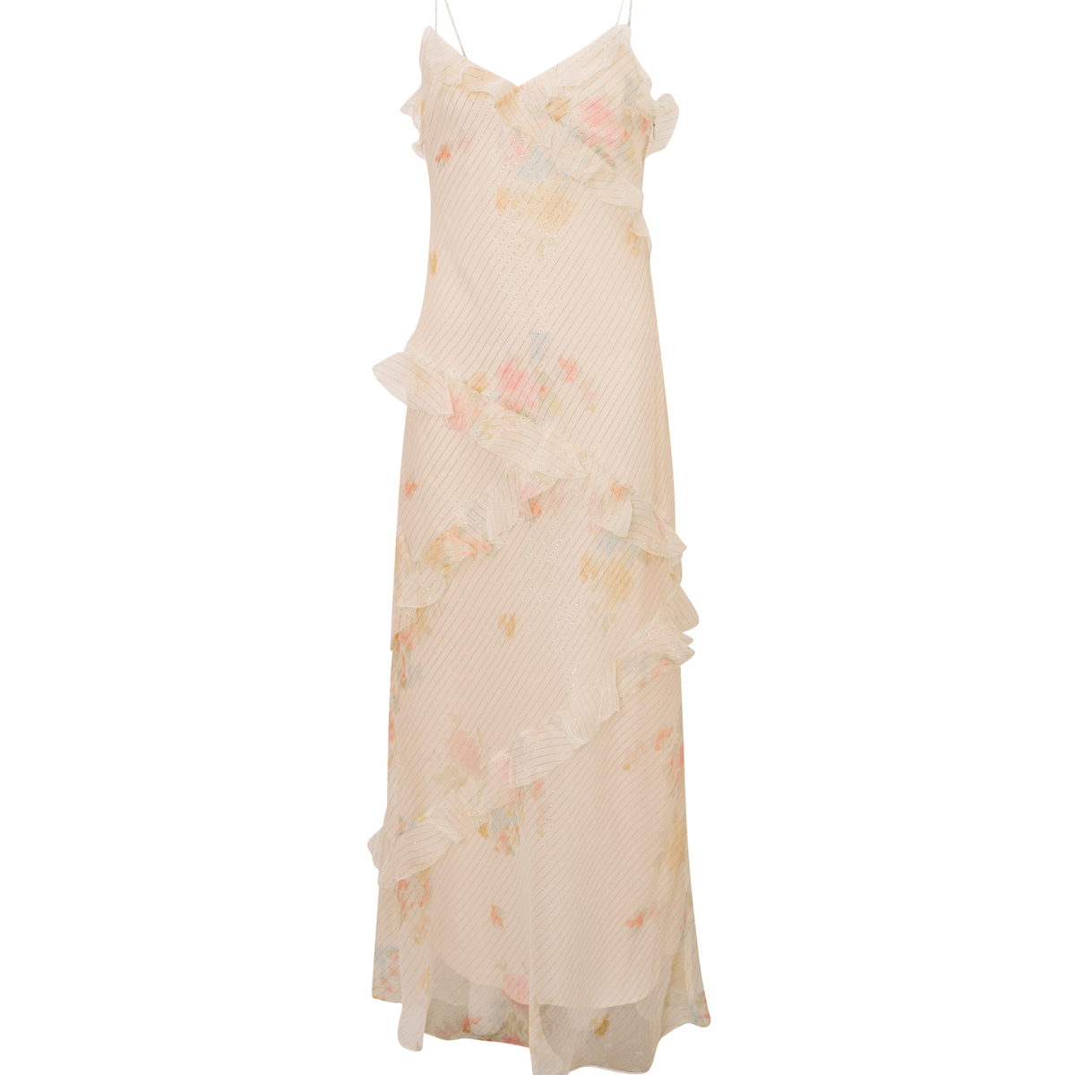 charm star lace & ruffle trim silk dress Tween Silk Mini Rialto Dress Sundown Hazel / 10