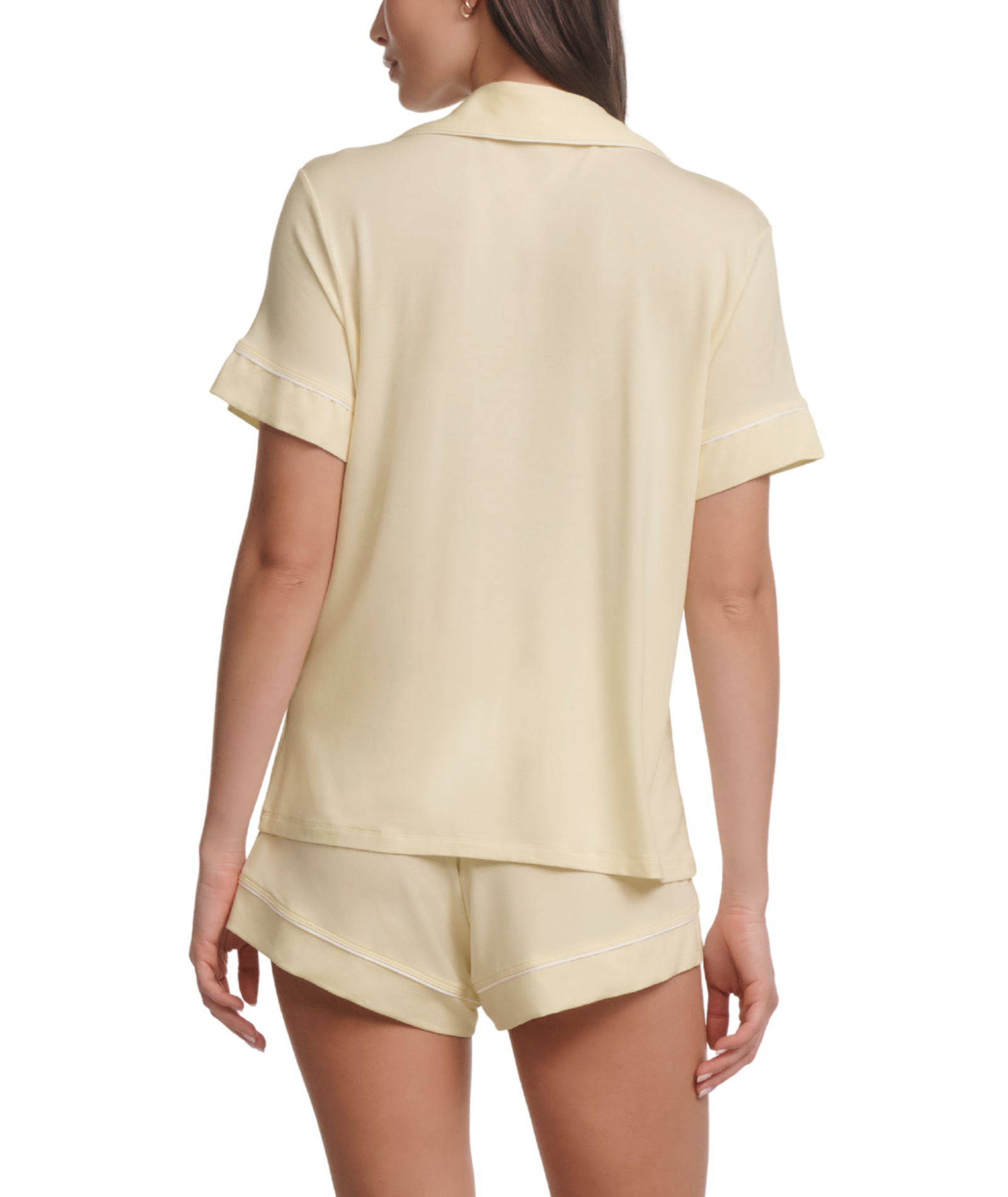 Eberjey Women Gisele Relaxed Shorts PJ Set Buttercream Accessories Eberjey