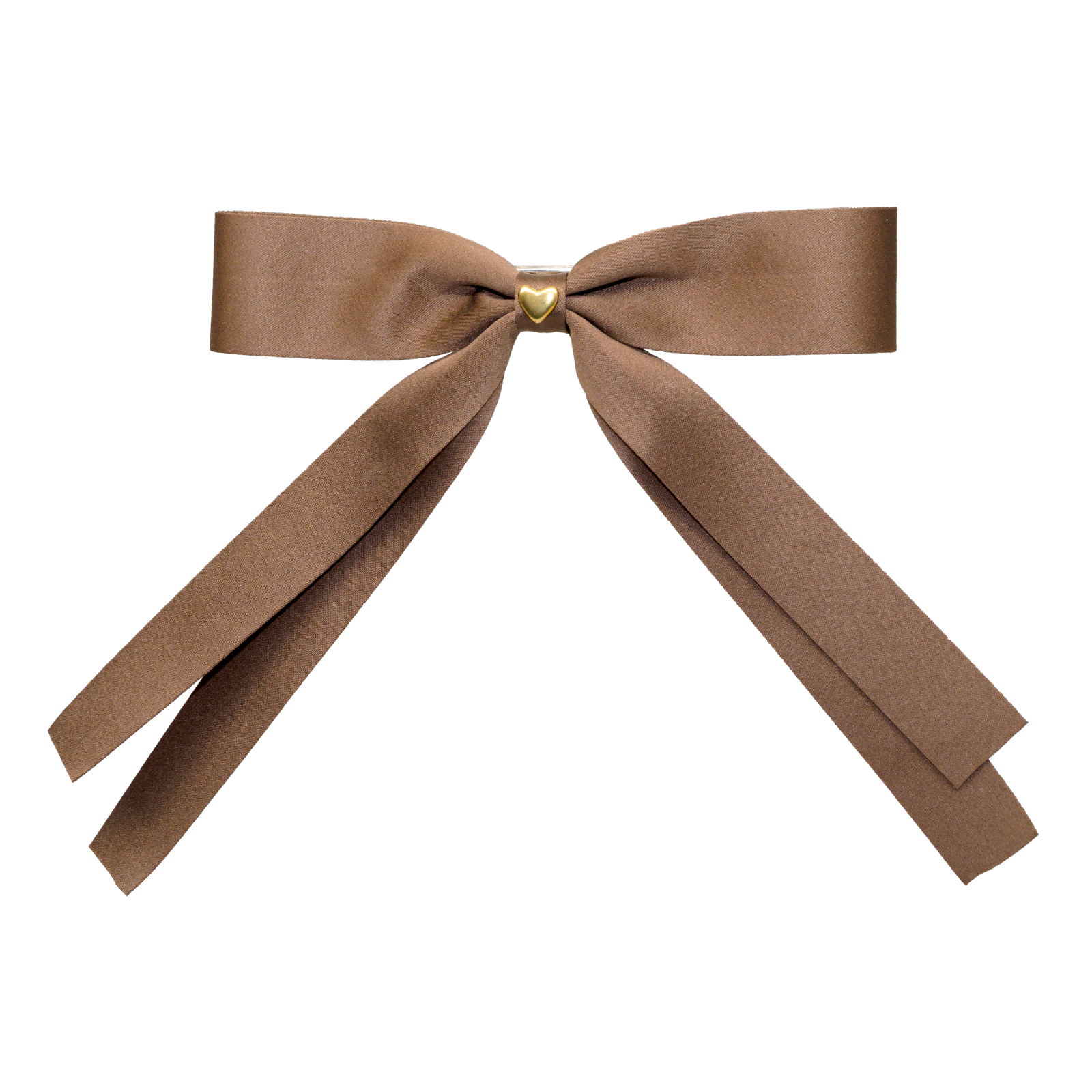 Emi Jay French Bow Barrette in Toasted Sugar Accessories Emi Jay Brown