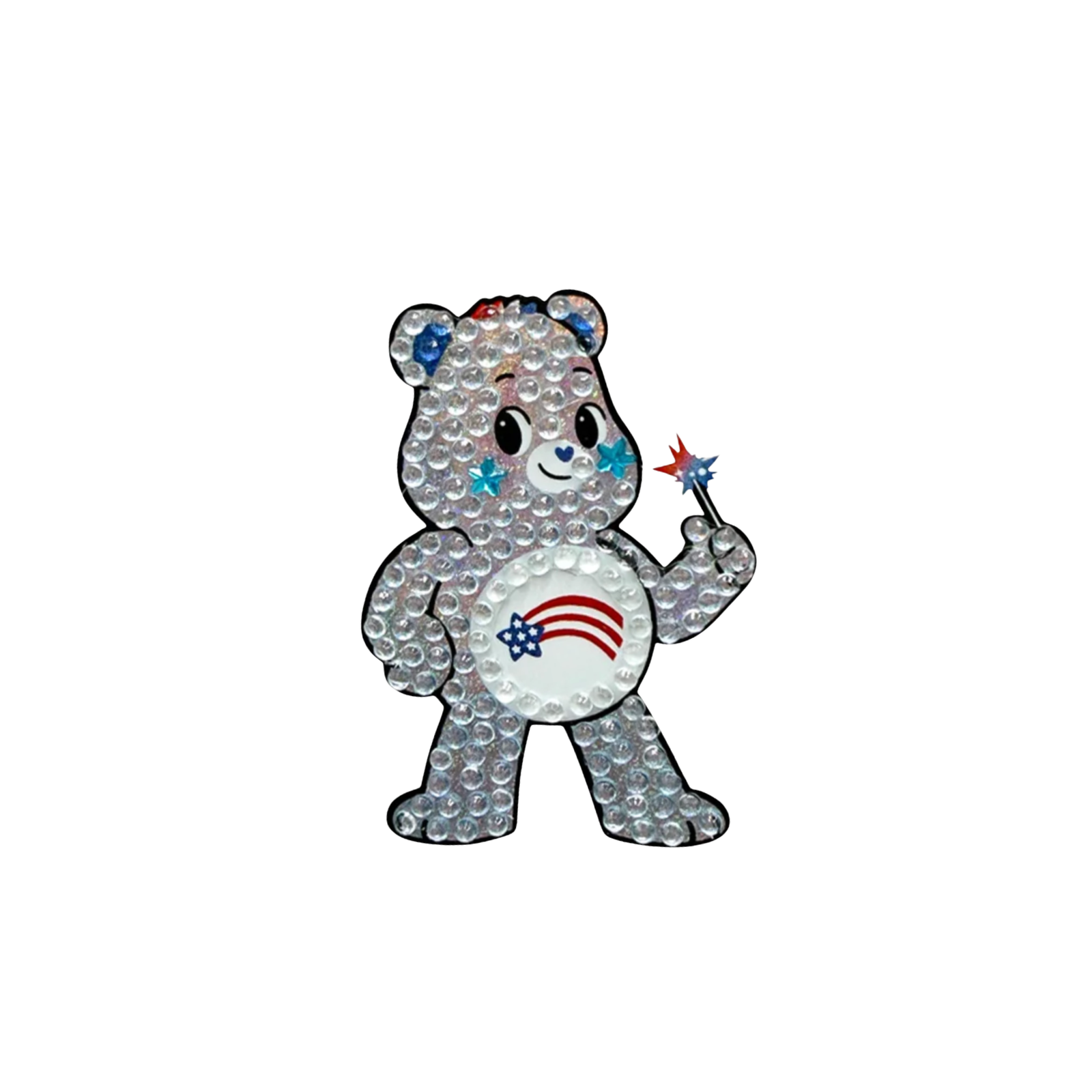 Sticker Beans America Cares Bear Sticker Accessories Sticker Beans Multi