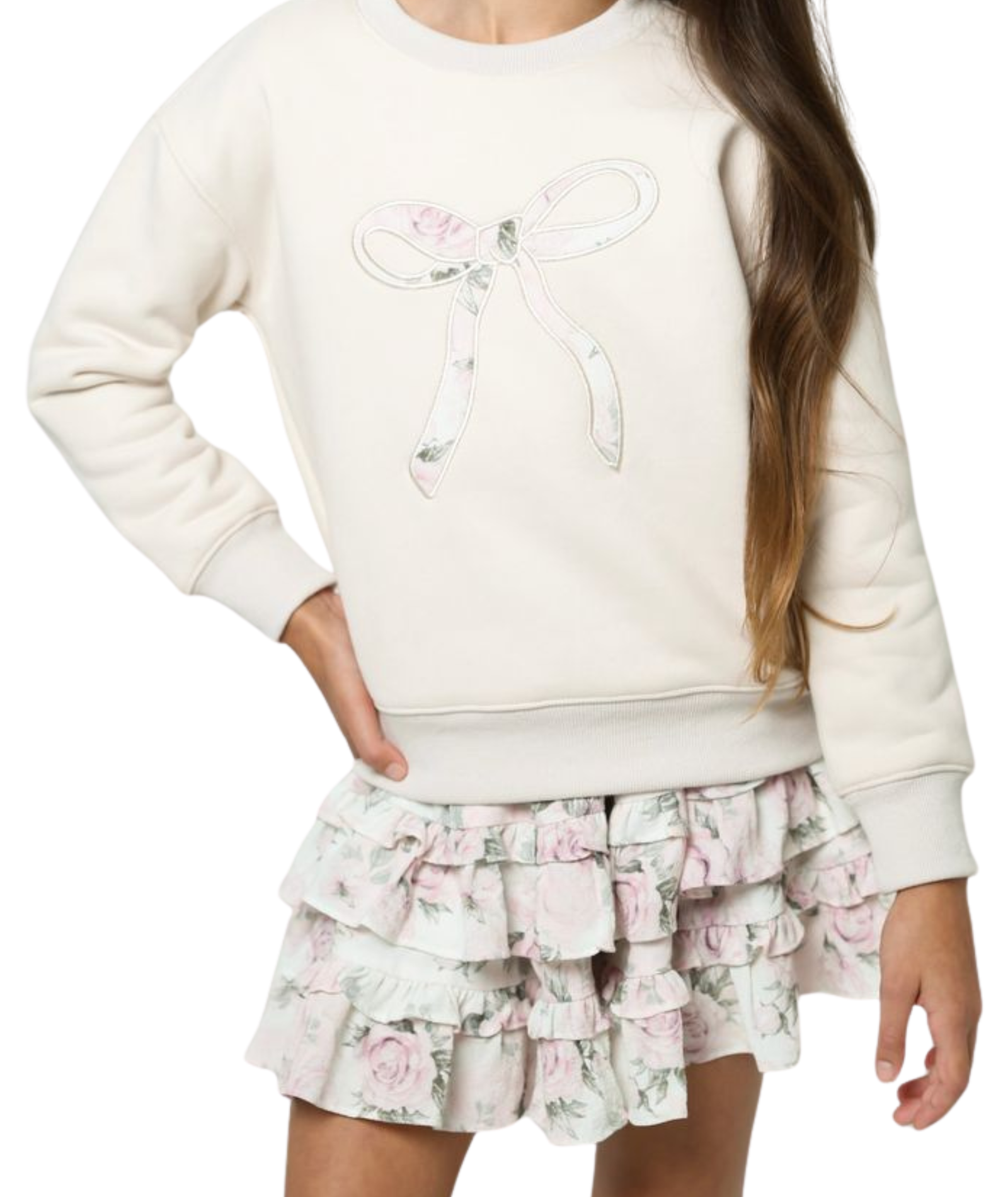 Summer Loving Girls Epi Sweatshirt Bouquet Girls Casual Tops Summer Loving