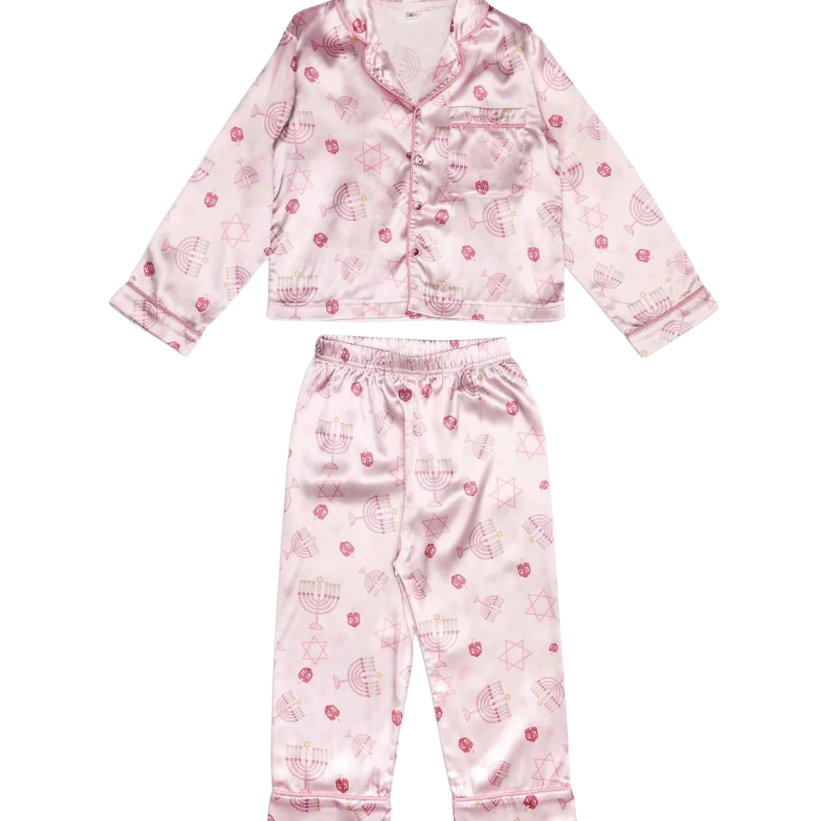 Mini Dreamers Girls Hanukkah Silky Set Accessories Mini Dreamers Light Pink Y/6