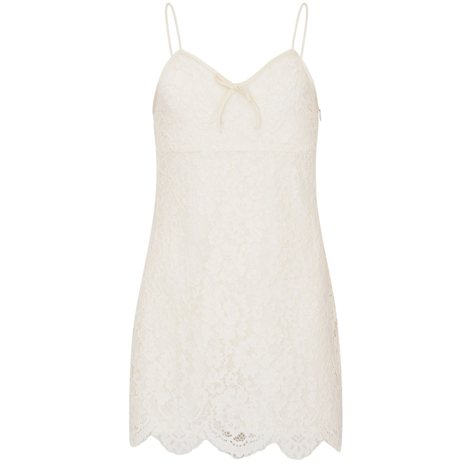 Love Shack Fancy Girls Mini Petaline Dress Ivory