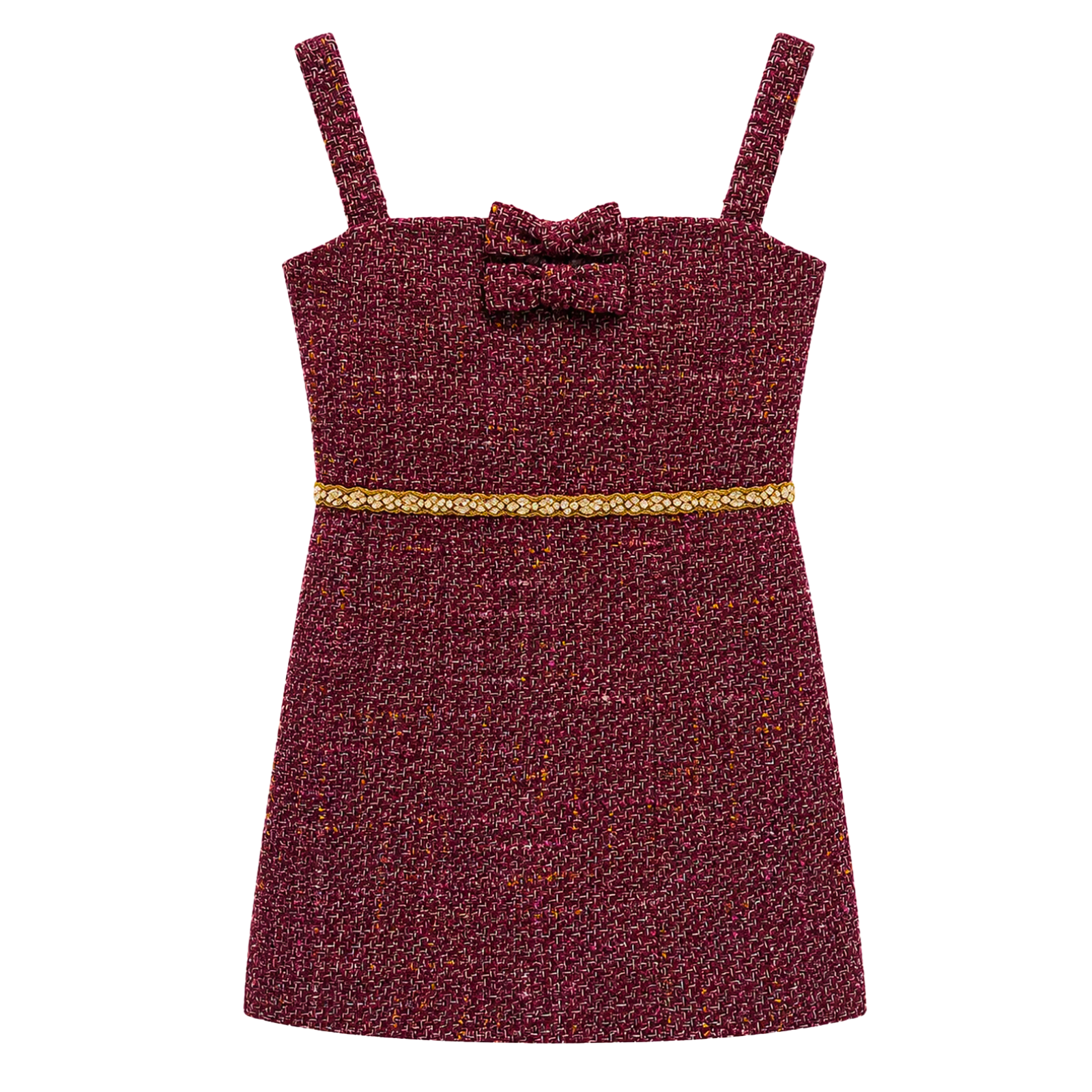 Katie J NYC Girls Agatha Sleeveless Boucle Mini Dress