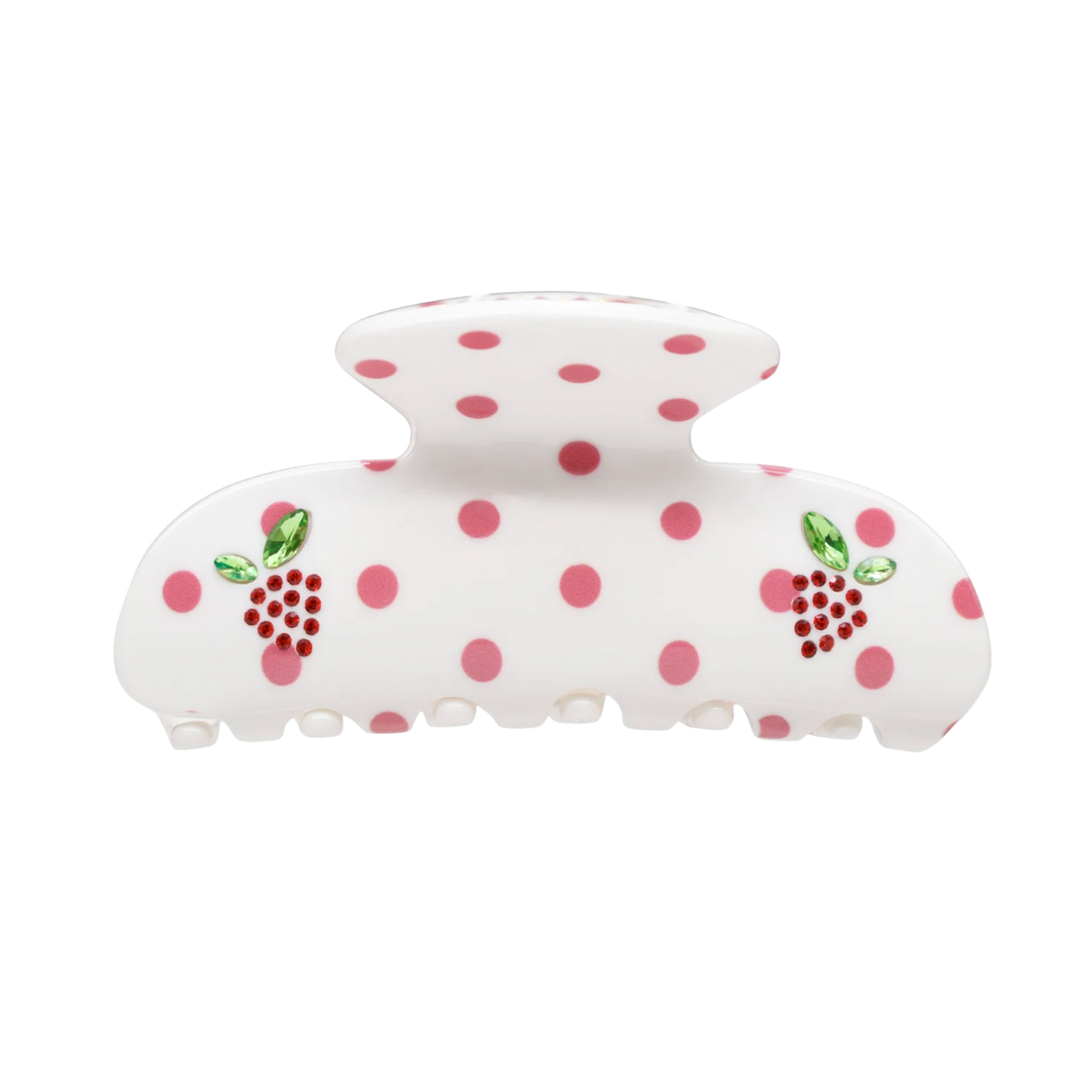 Emi Jay Sweetheart Clip in Coconut Berry Dot Accessories Emi Jay Multi