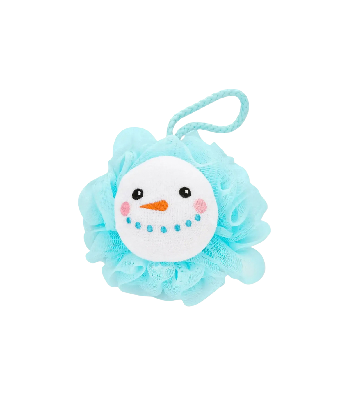 Snowman Bath Loofah Accessories iScream Multi