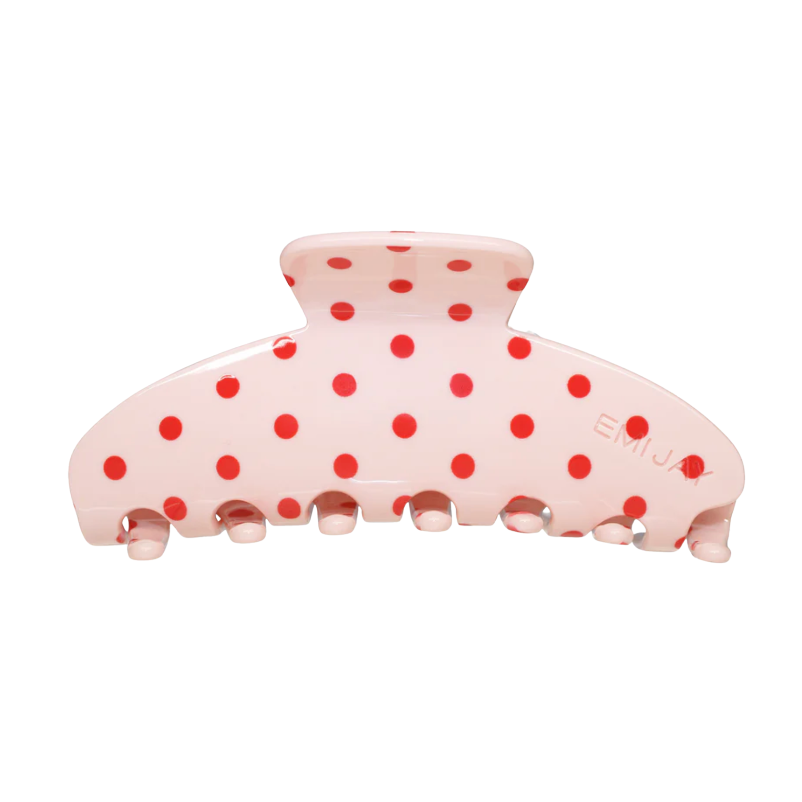 Emi Jay Big Effing Clip in Blush Polka Dot Accessories Emi Jay Multi