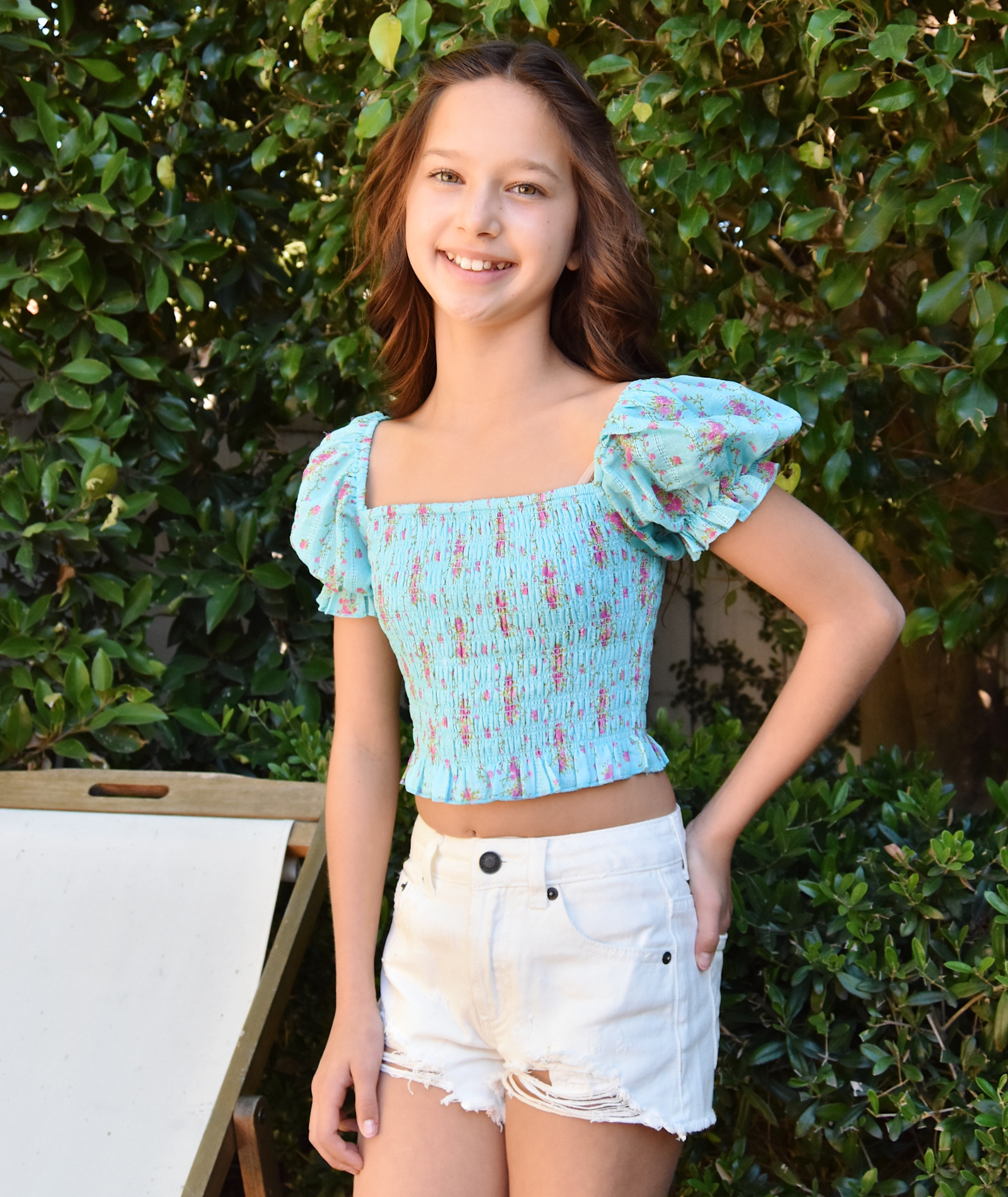 Katie J NYC Girls Malibu White Jean Shorts Girls Denim Katie J NYC