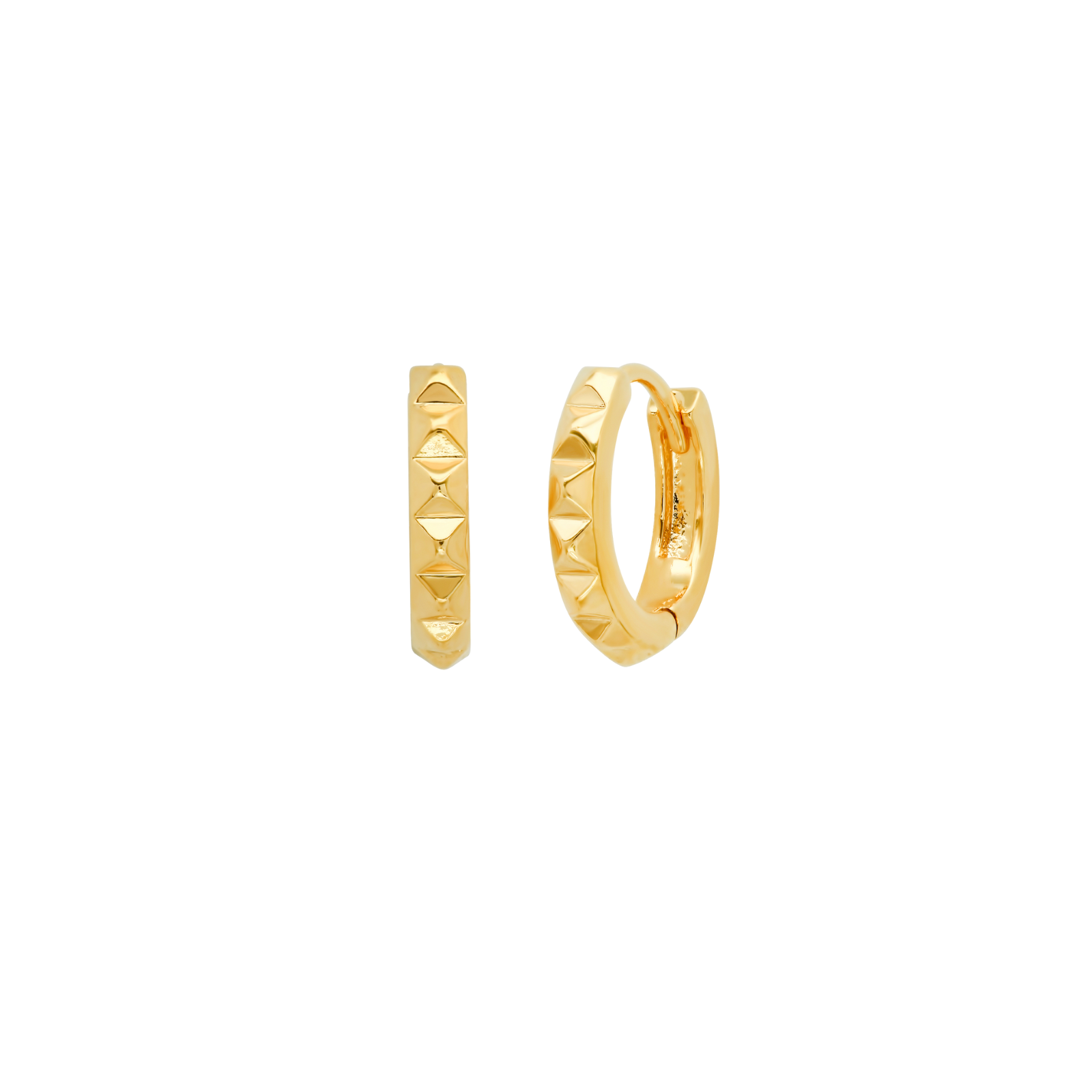 TAI Textured Huggies Jewelry - Trend TAI Gold