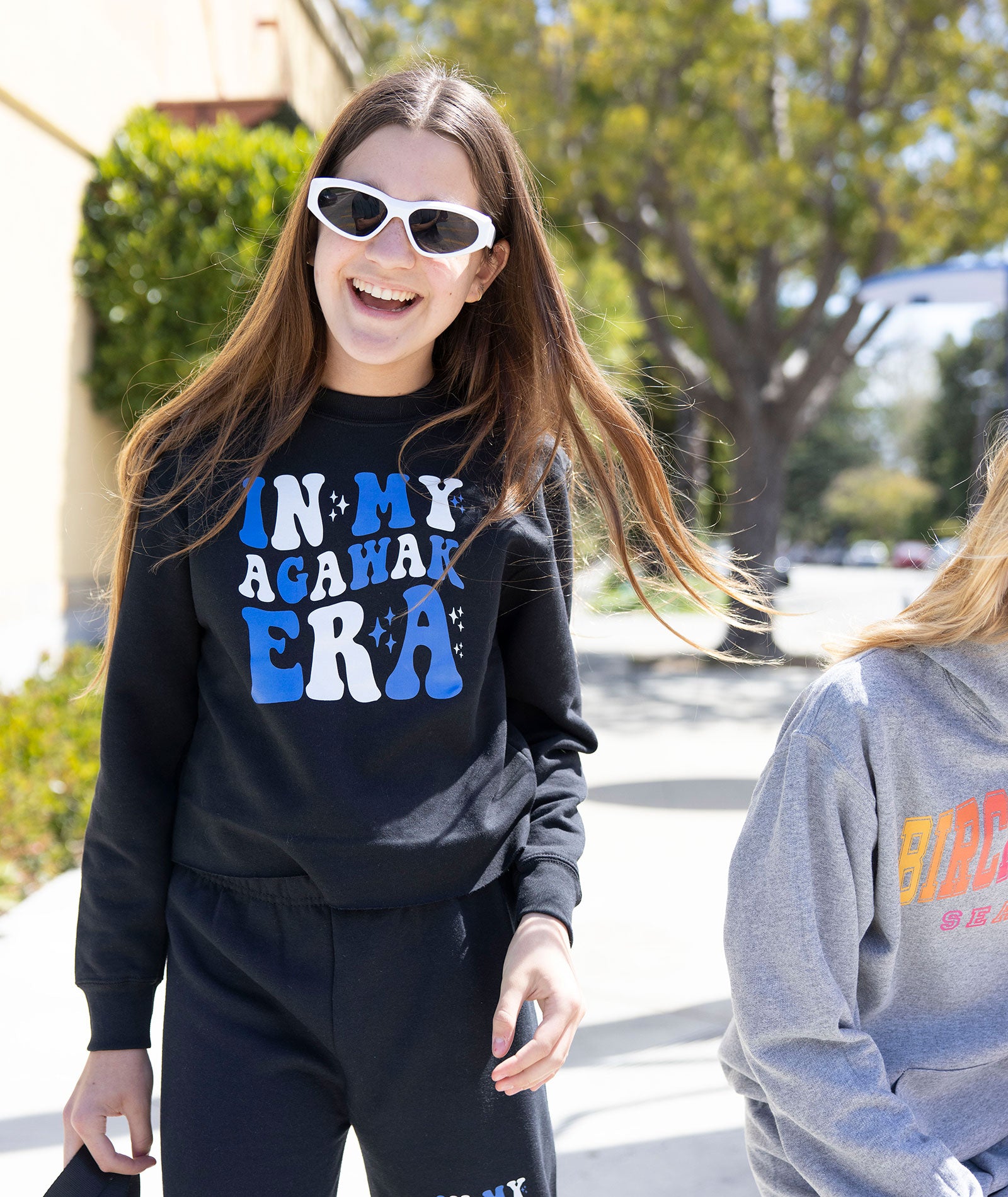 Era Black Cropped Camp Sweatshirt Custom Frankie's Custom Shop